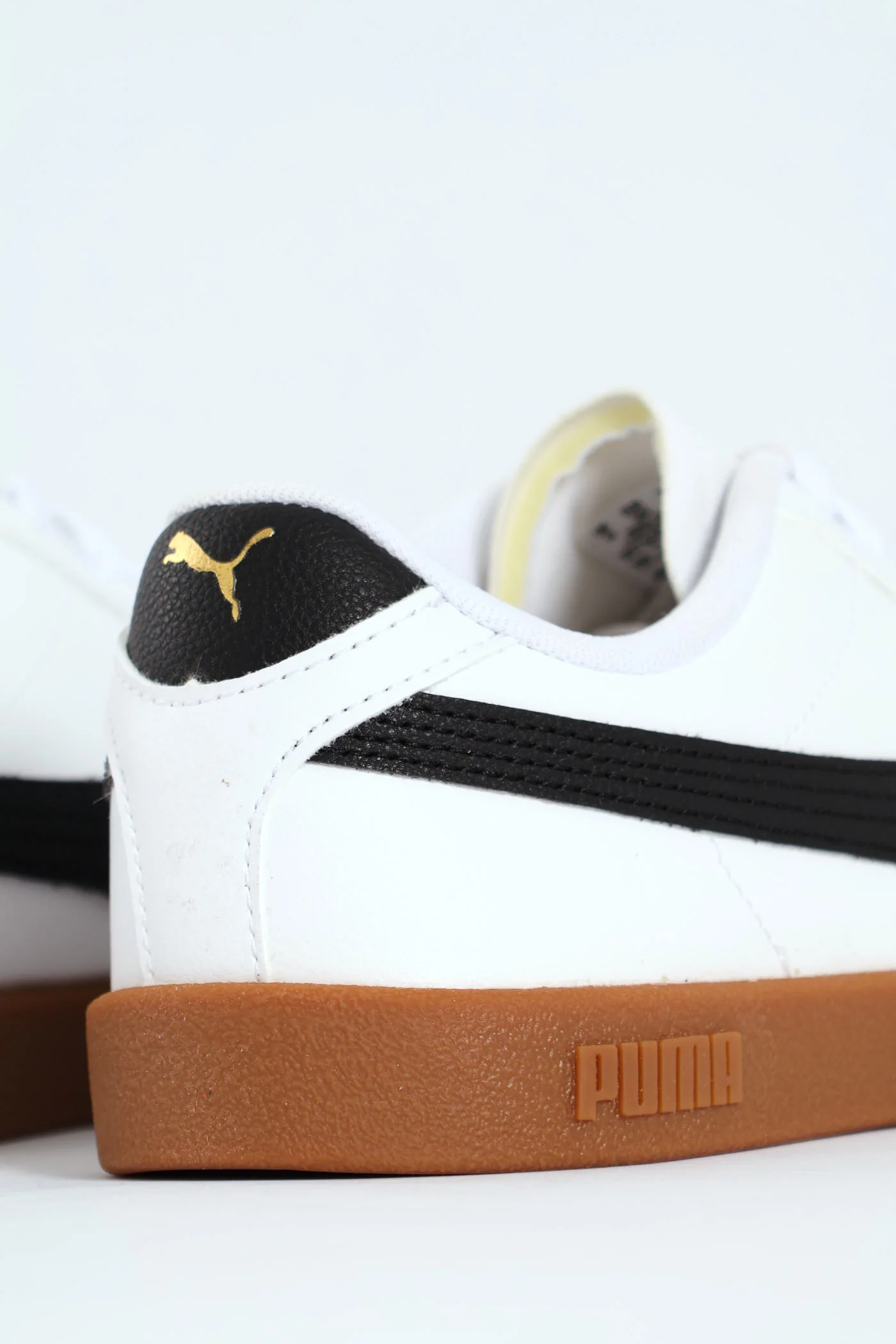 Club II Court Sneaker With Gum Sole - White/Black - Image 7