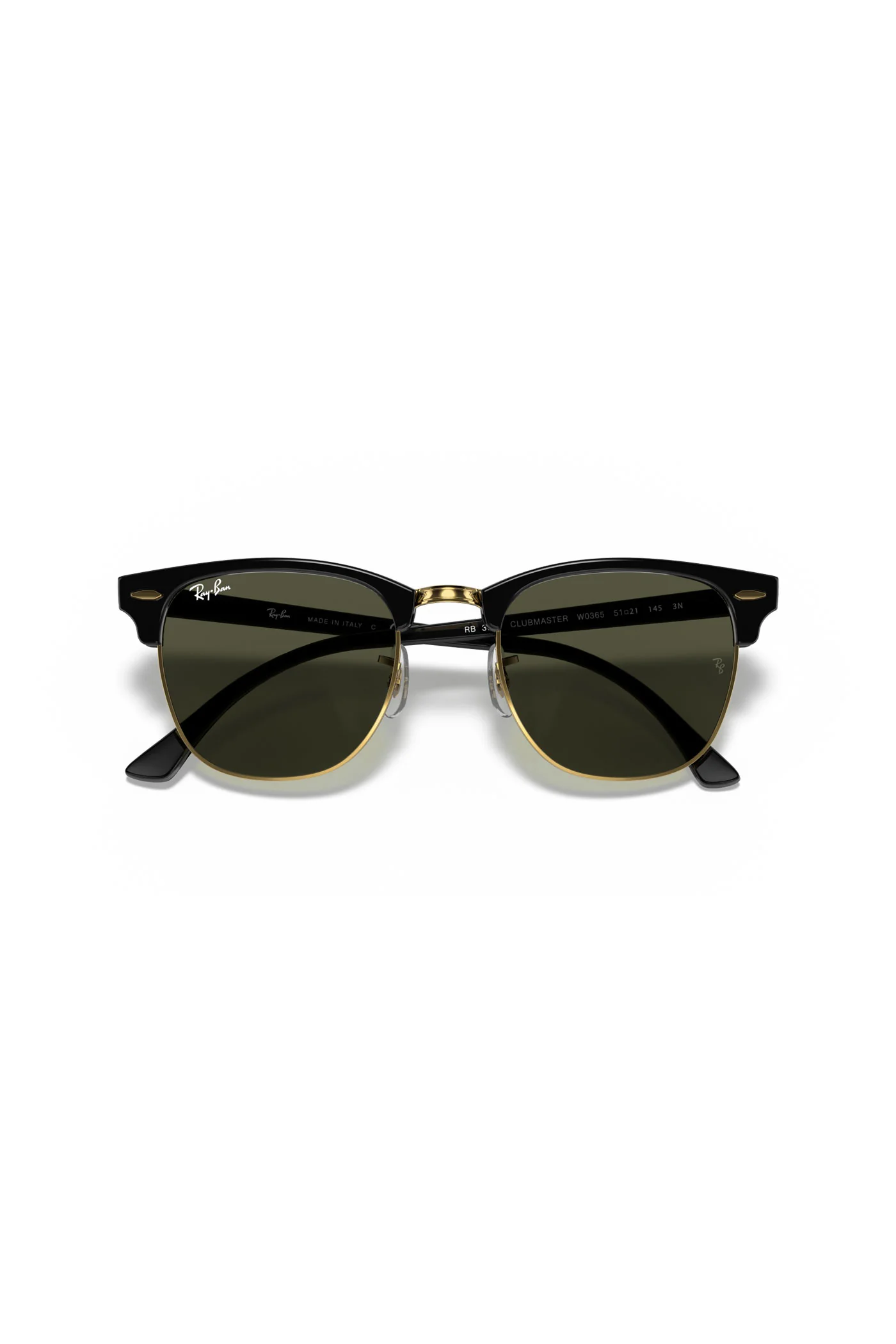 Clubmaster Classic Sunglasses - Black - Image 7