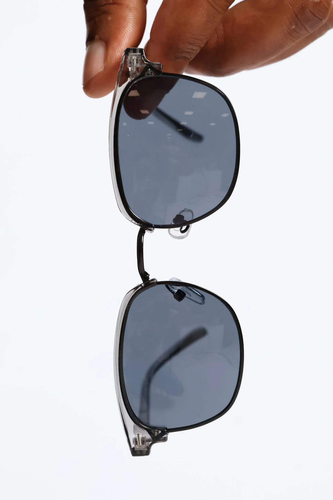 Clubmaster Sunglasses - Charcoal - Image 3