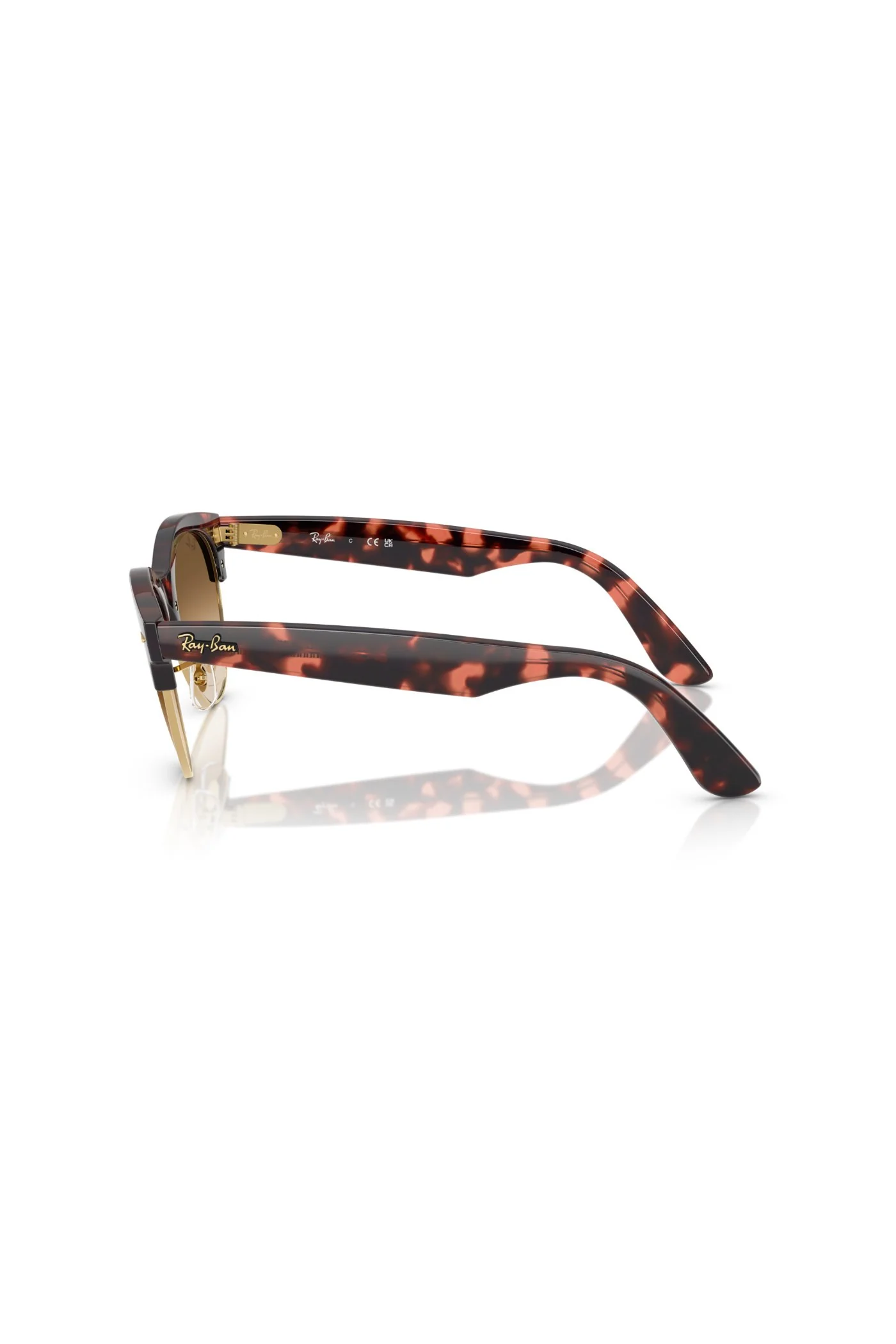 Clubmaster Wayfarer Sunglasses - Brown - Image 3