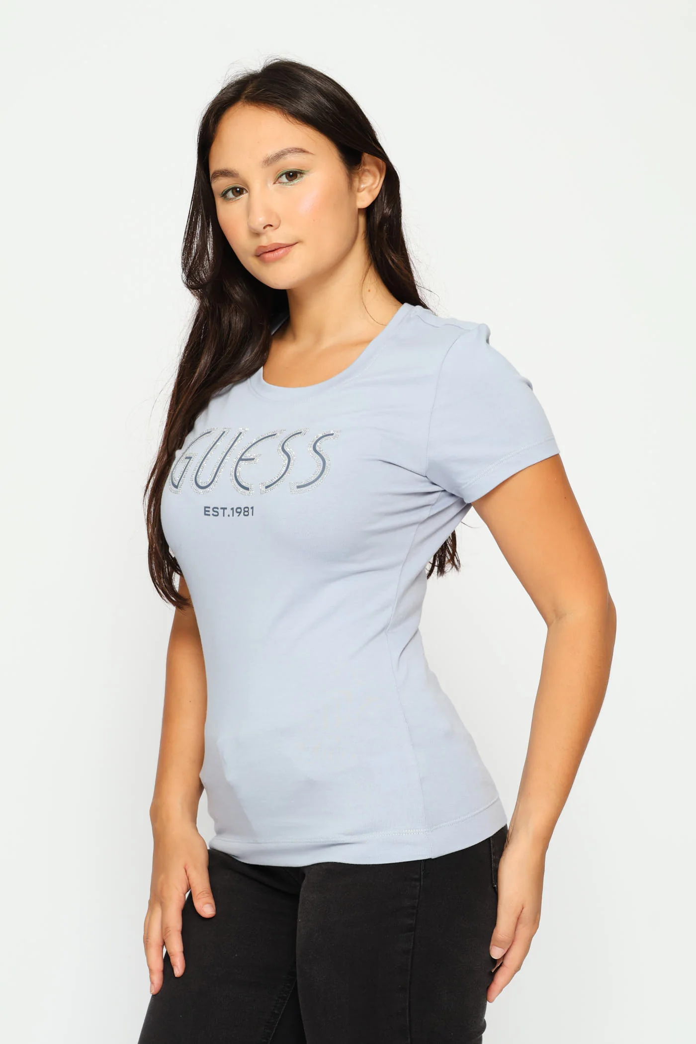 Cn Short Sleeve Logo Tee - Blue - Image 3