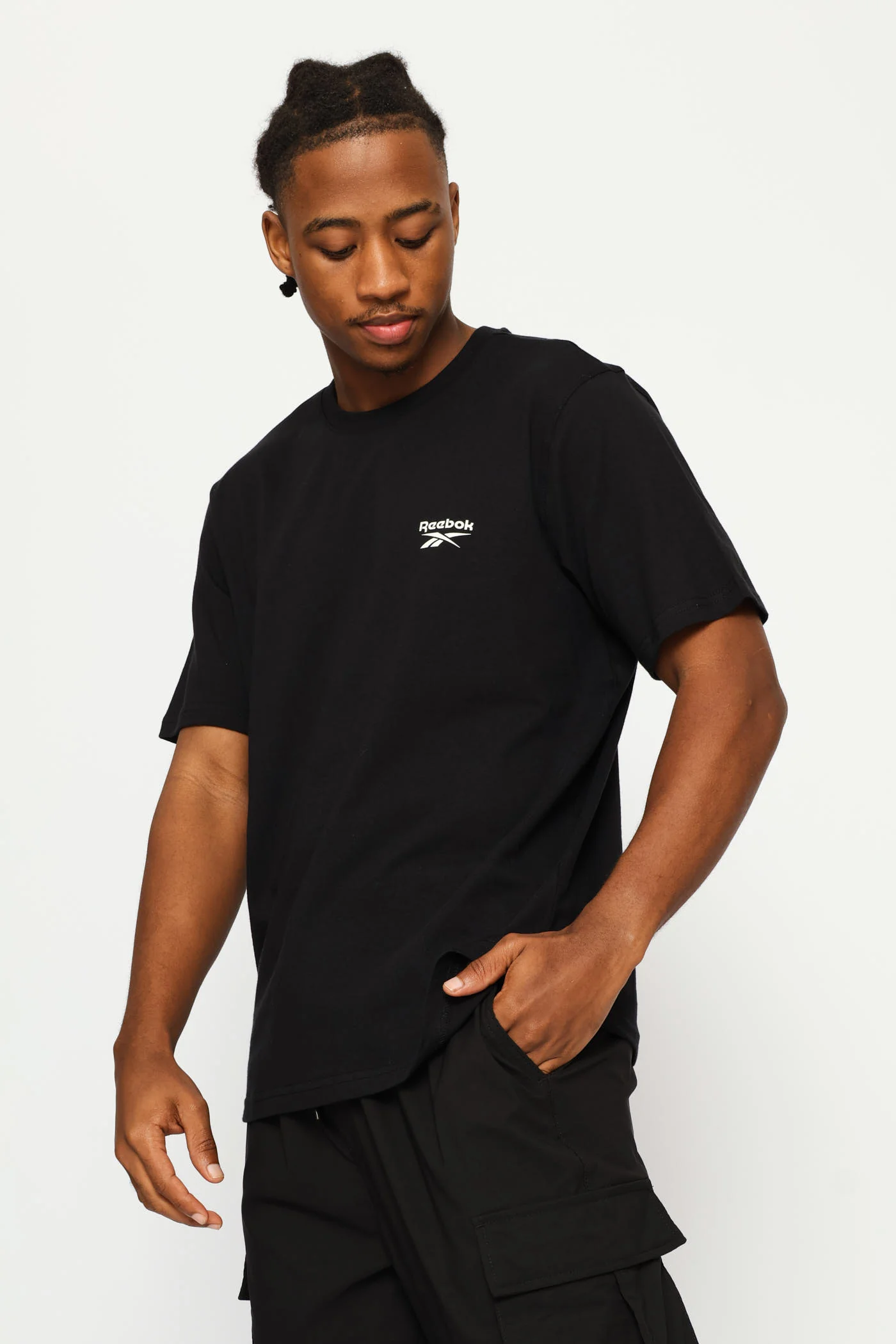Cody Small Logo Crew Neck Tee - Black - Image 3