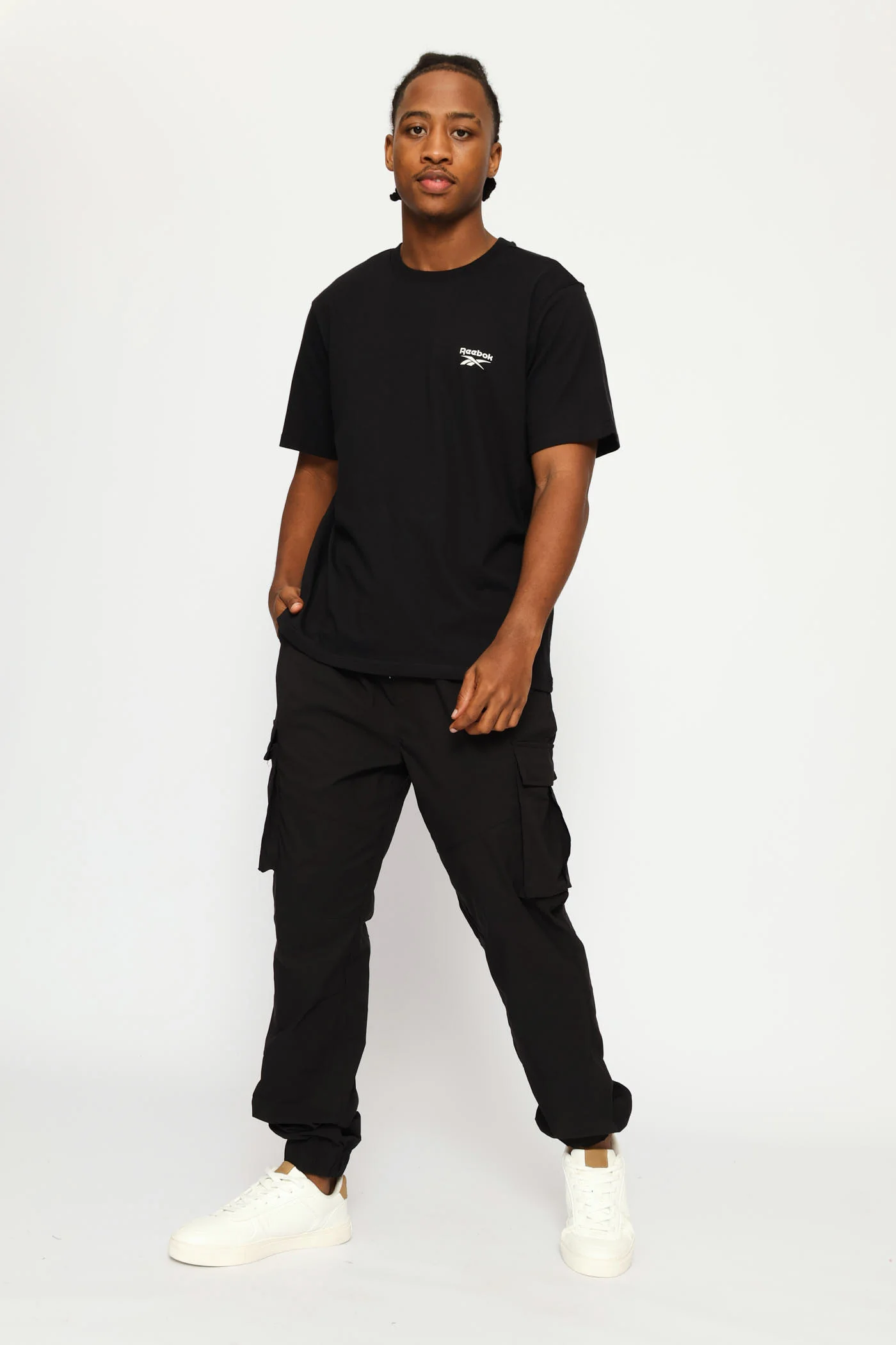 Cody Small Logo Crew Neck Tee - Black - Image 5