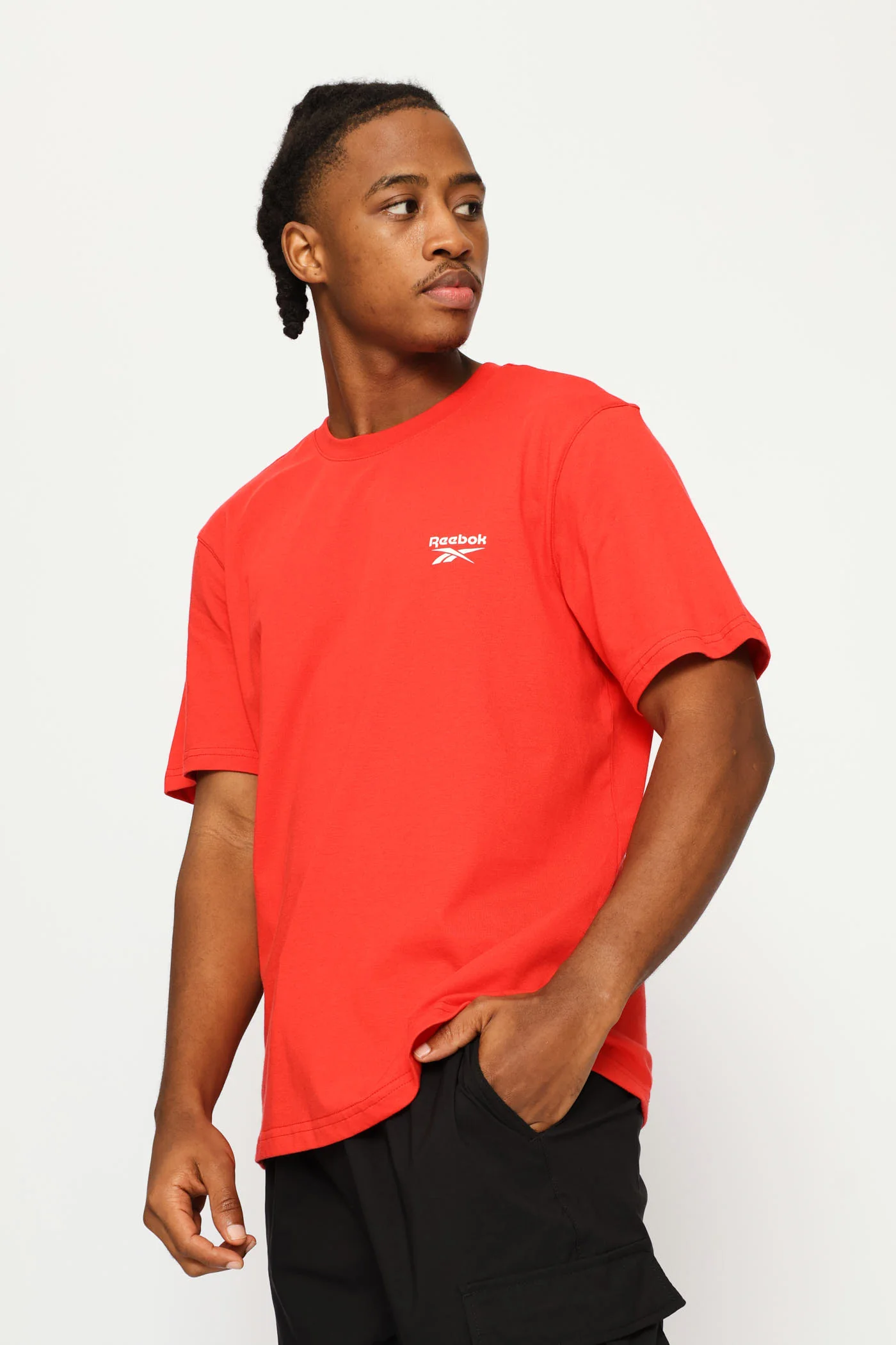 Cody Small Logo Crew Neck Tee - Red - Image 3