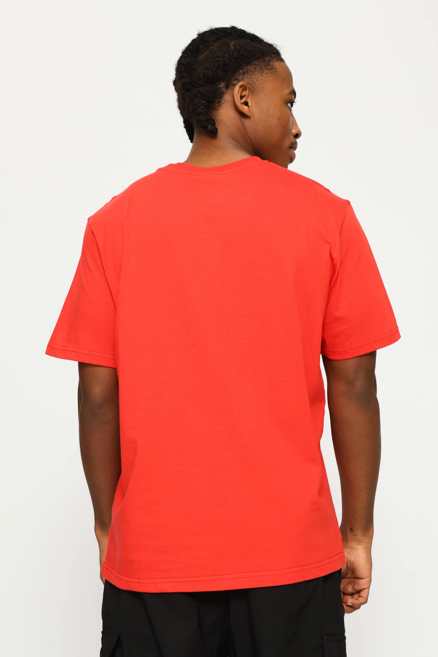 Cody Small Logo Crew Neck Tee - Red - Image 4