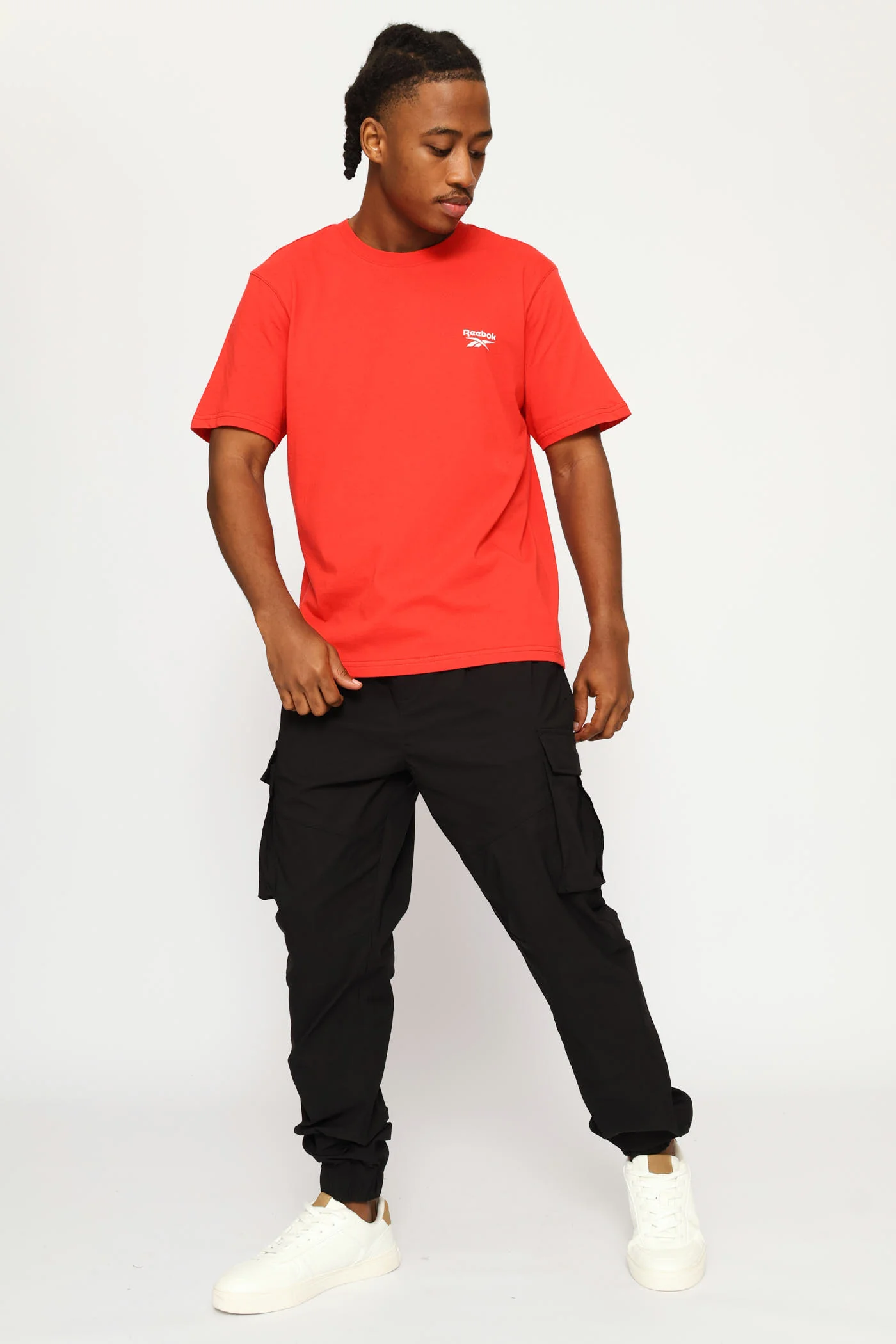 Cody Small Logo Crew Neck Tee - Red - Image 5