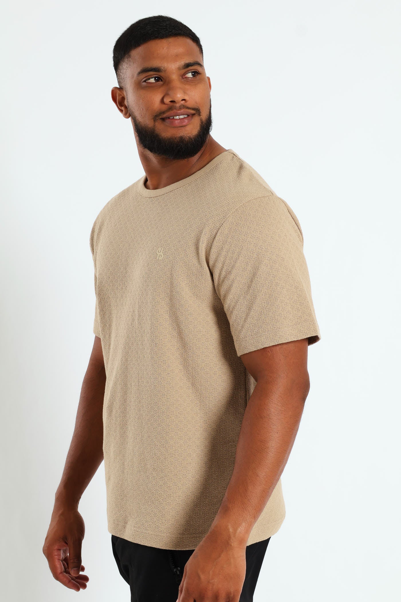 Coir Surf Int Crew Tee - Taupe - Image 2