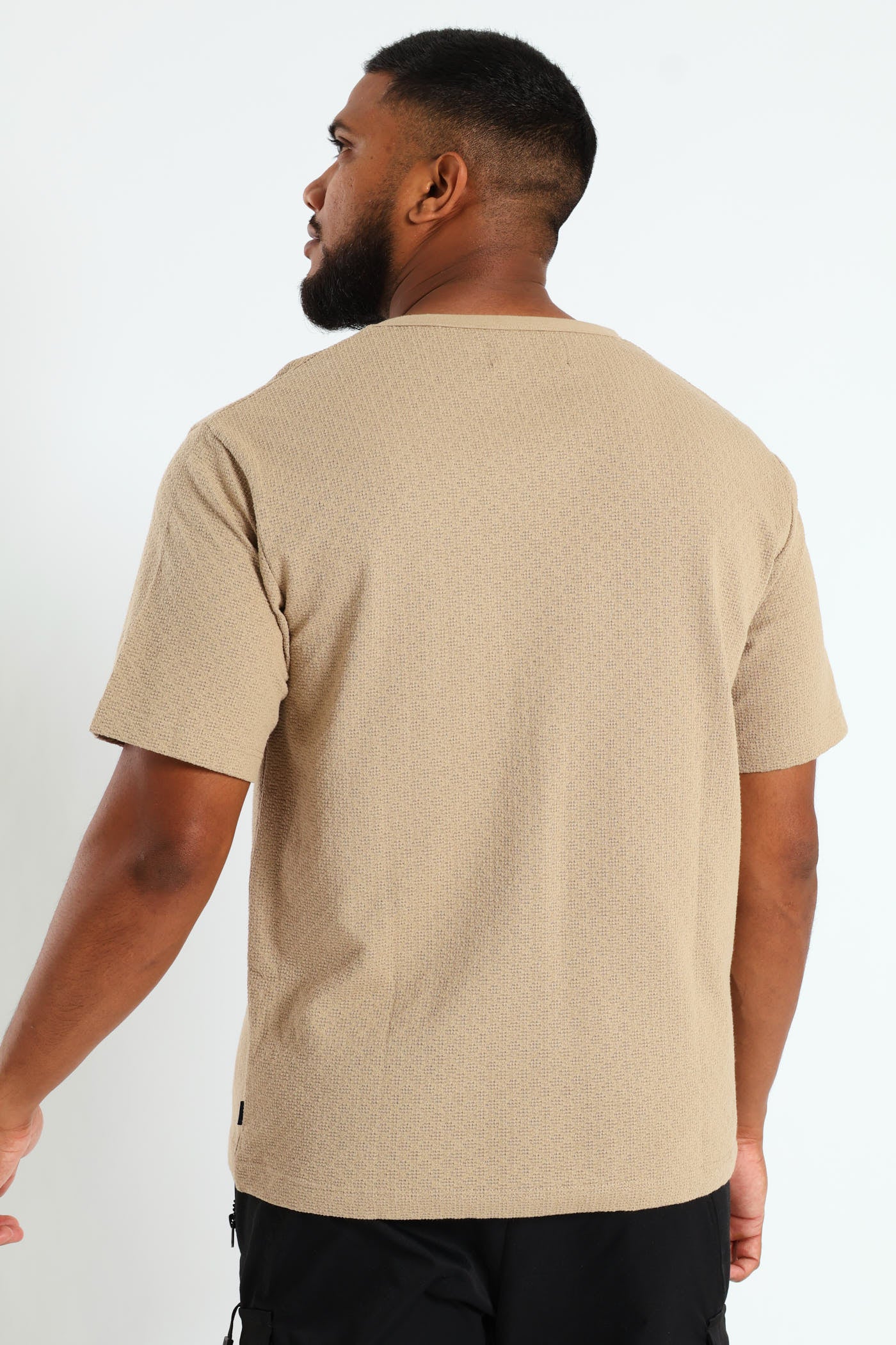 Coir Surf Int Crew Tee - Taupe - Image 3