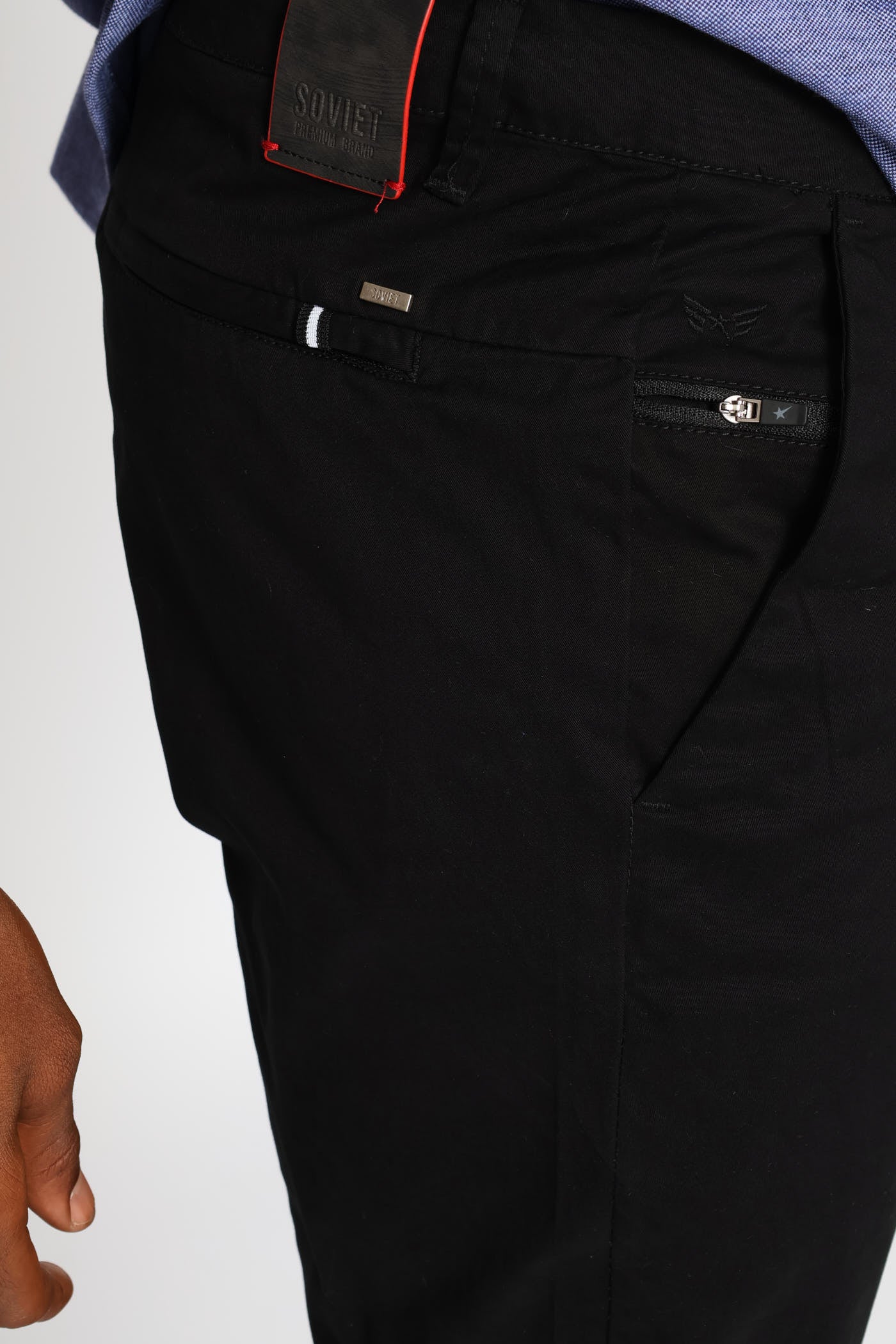 Cole Slim Chino - Black - Image 5