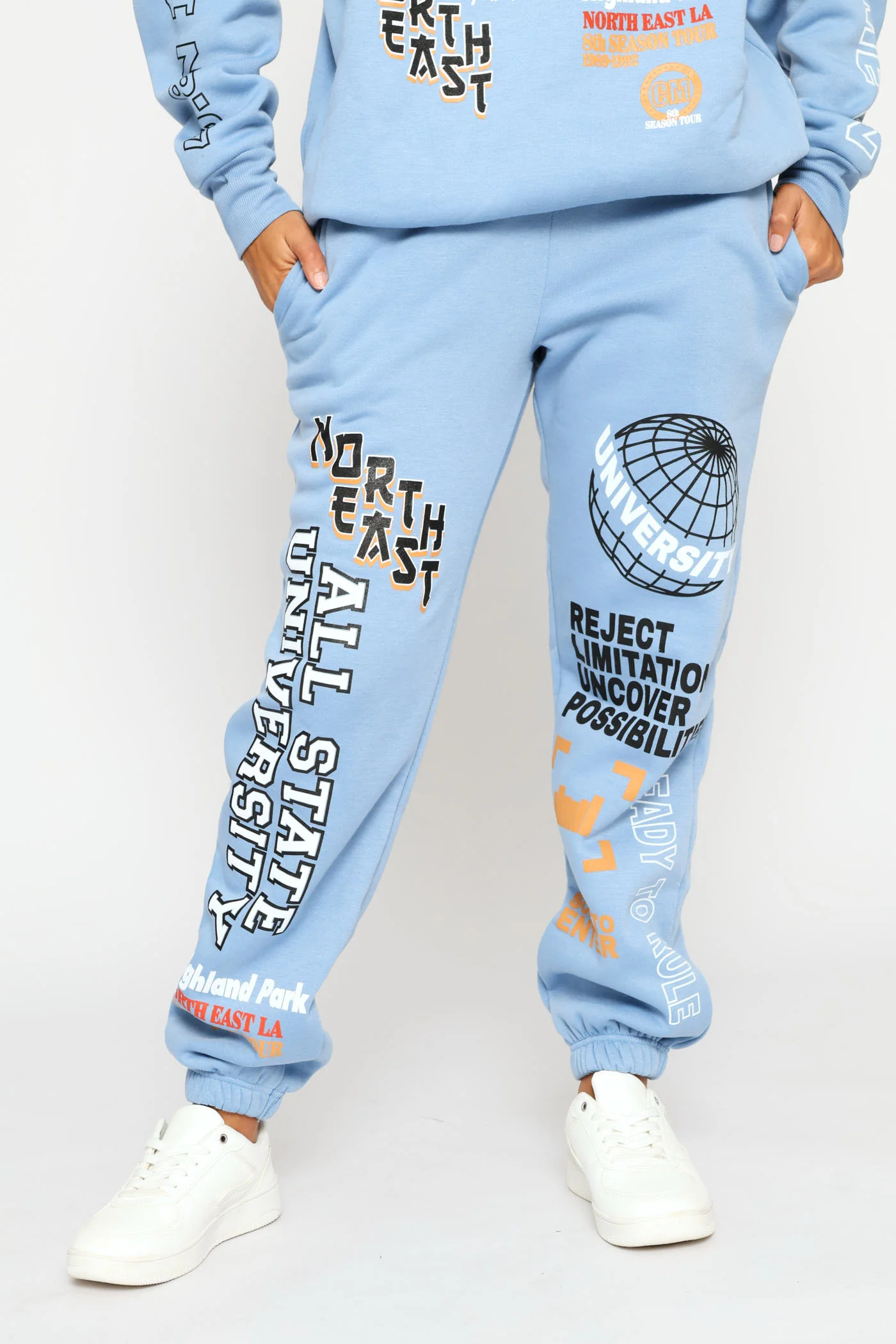 College Jogger - Light Blue - Image 2