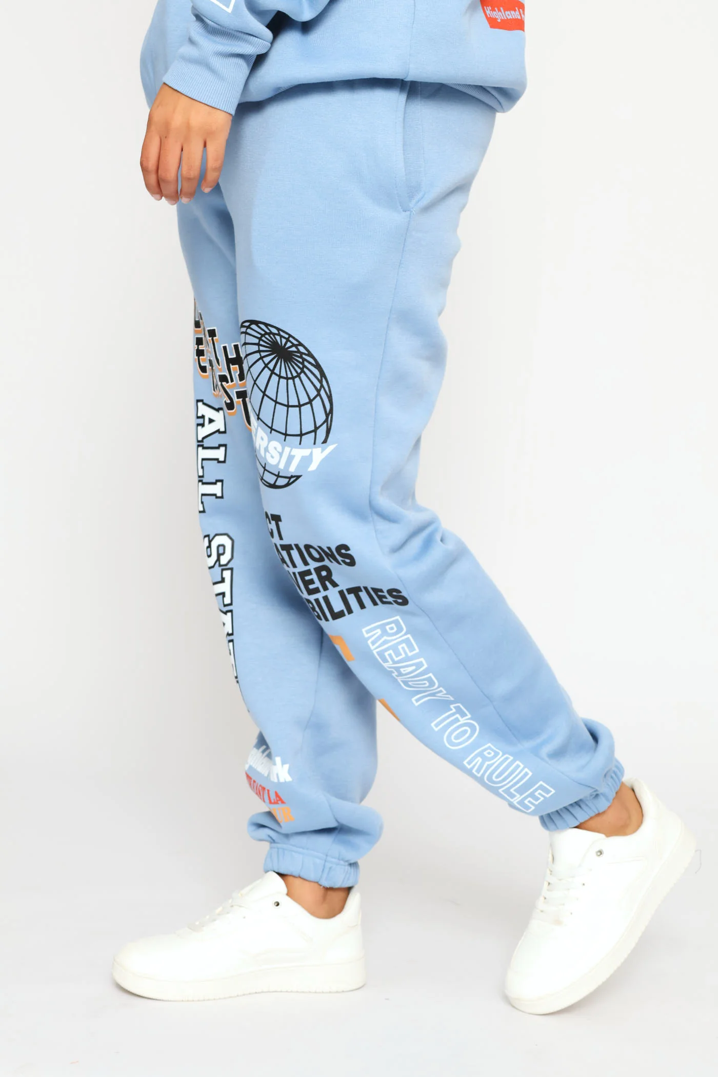 College Jogger - Light Blue - Image 4
