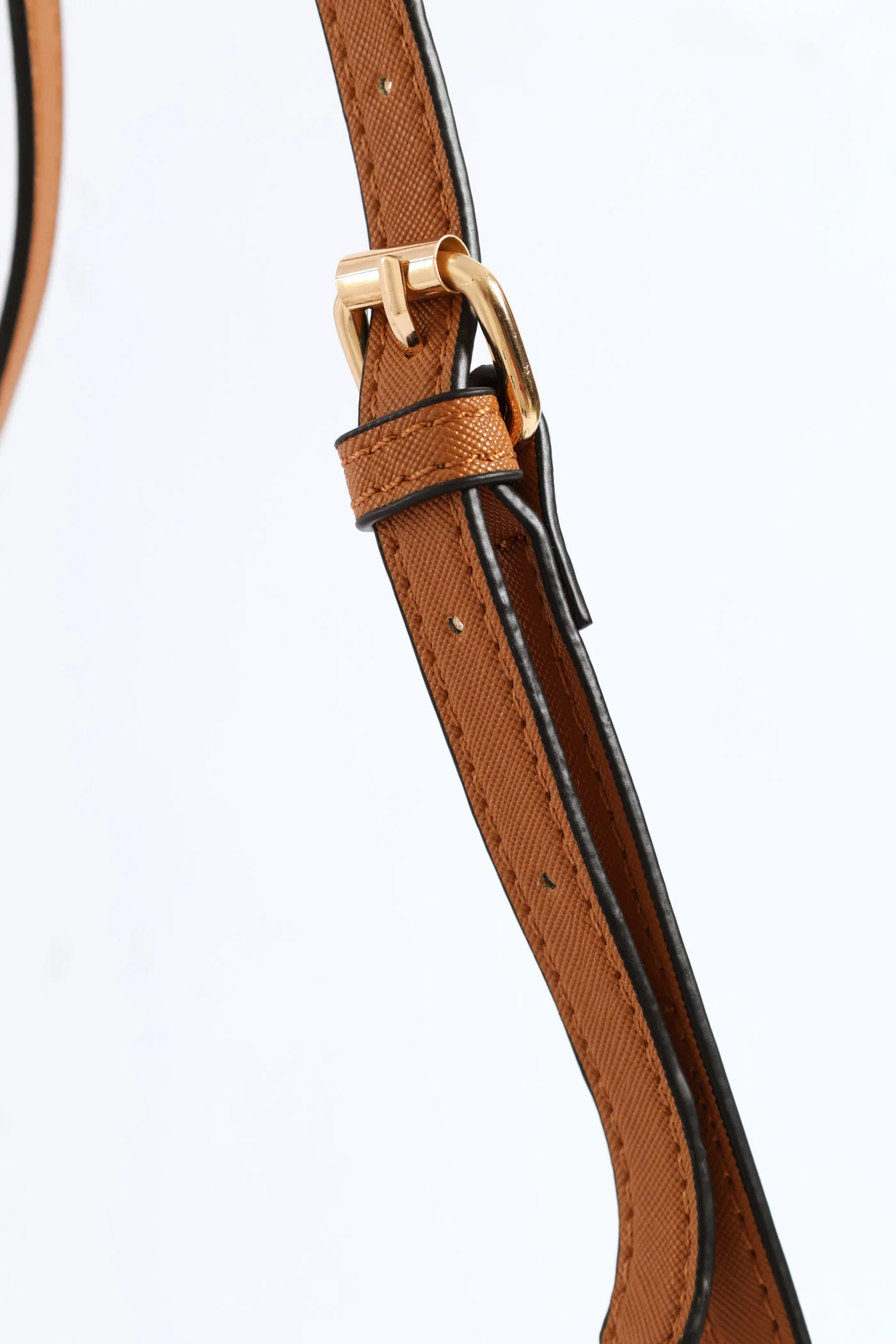 Colour Block Charm Tote Bag - Cream - Image 9