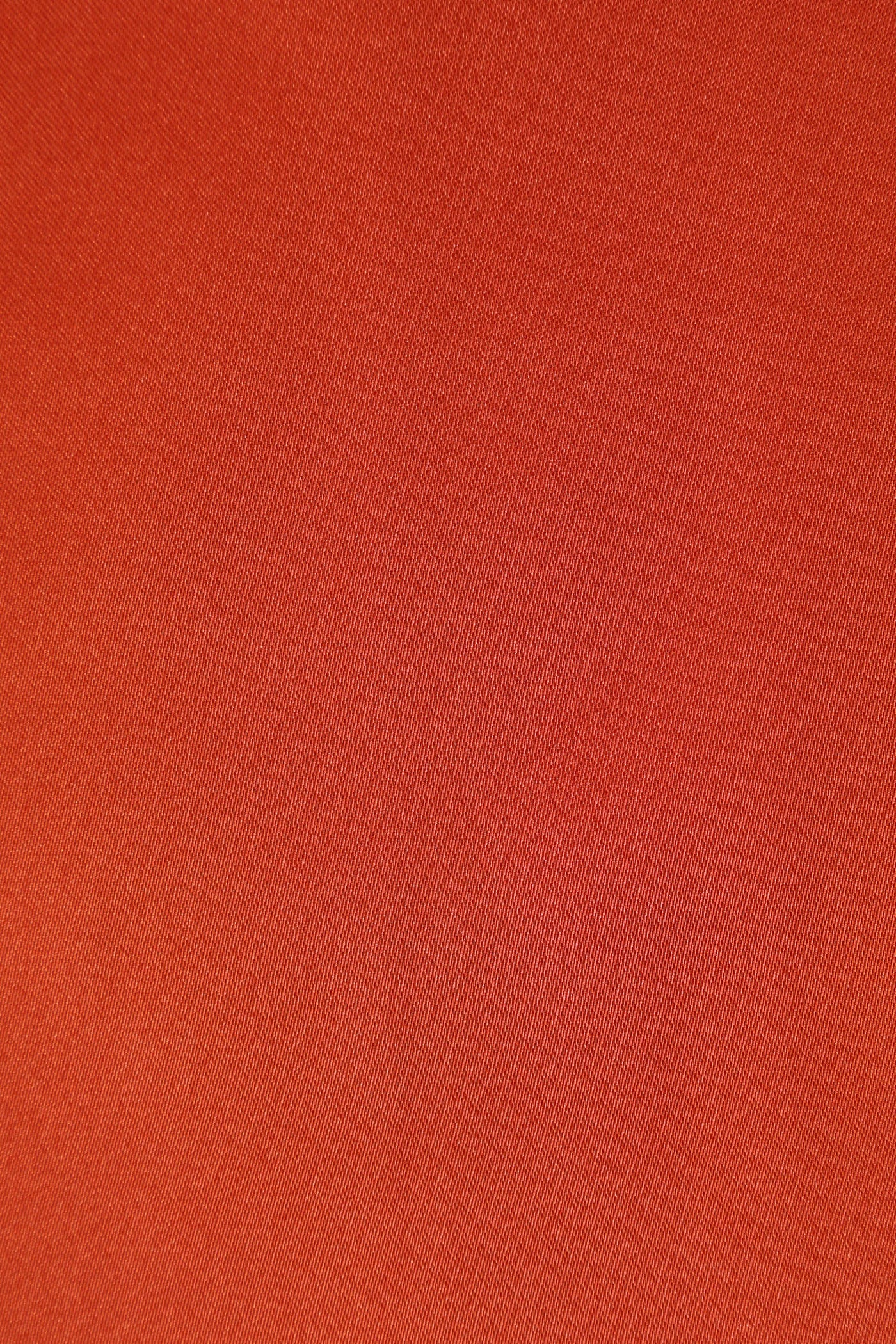Colour Block Satin Feel Scarf - Orange - Image 4