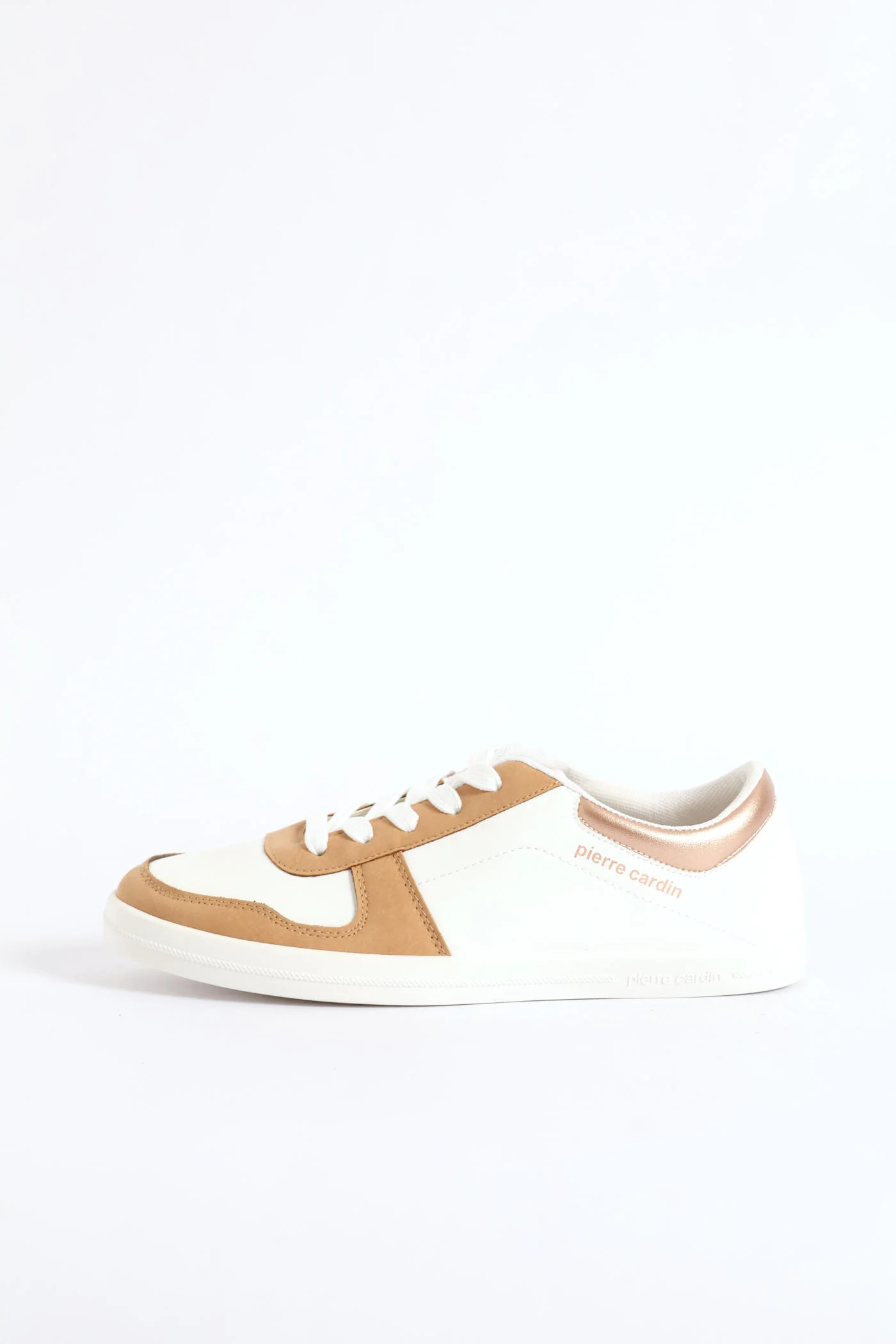 Colour Block Sneaker - White/Beige - Image 2