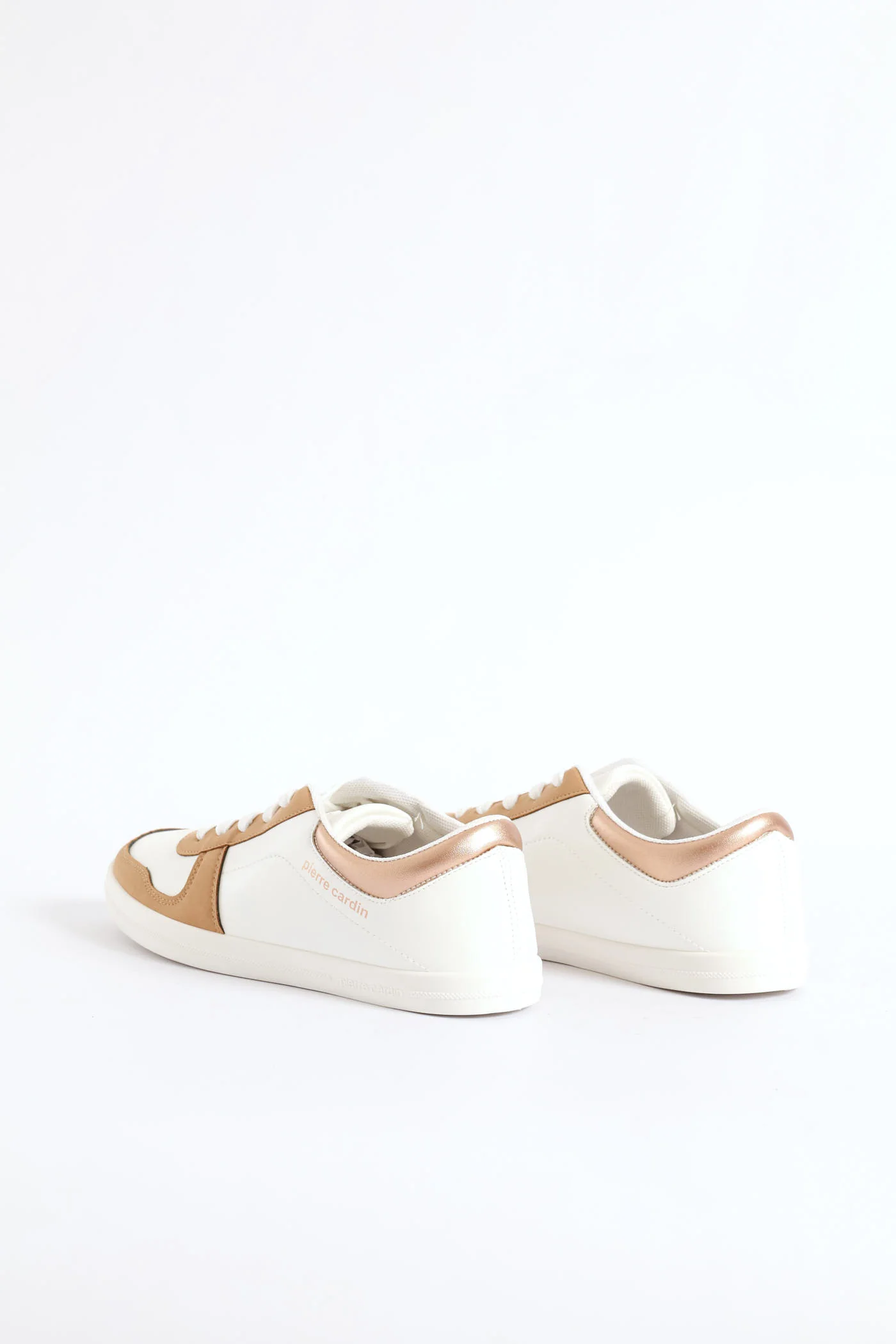 Colour Block Sneaker - White/Beige - Image 4