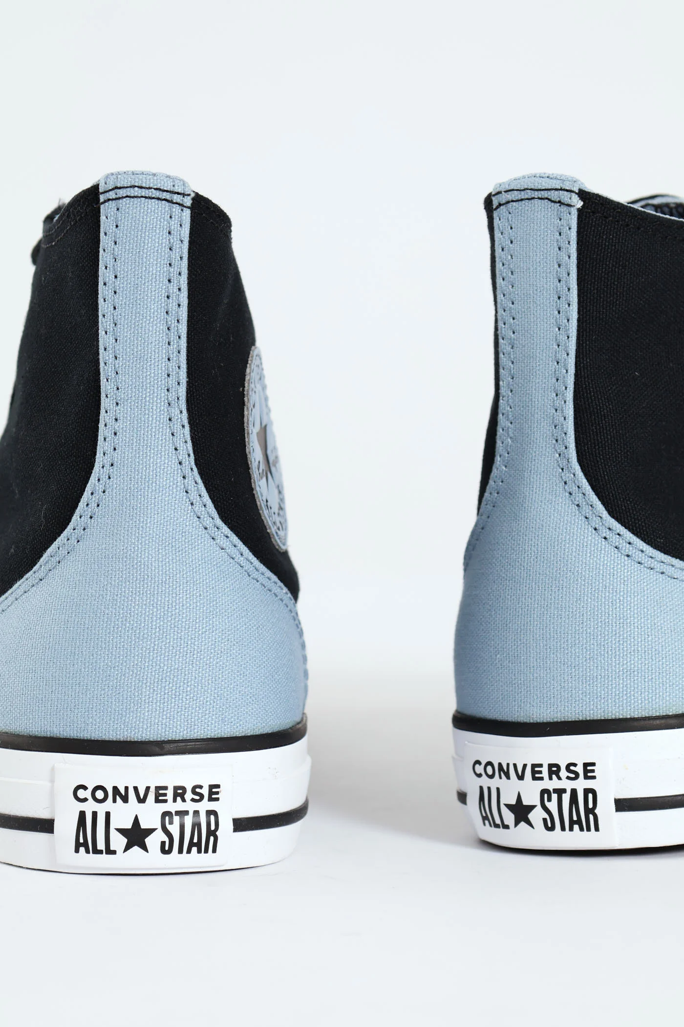 Colourblock Panel Heel Ctas Basic Sneaker - Black/Blue - Image 5