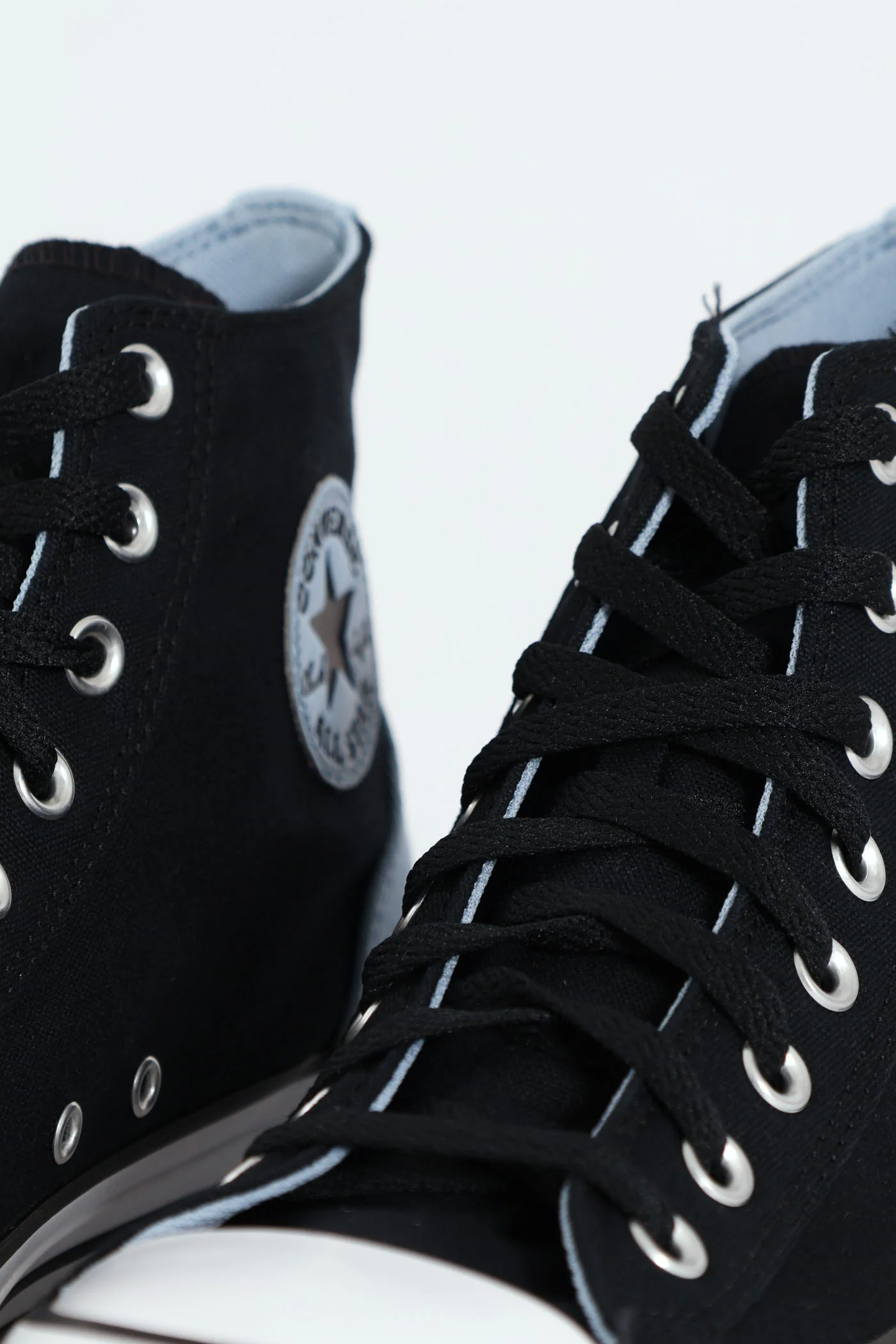 Colourblock Panel Heel Ctas Basic Sneaker - Black/Blue - Image 6
