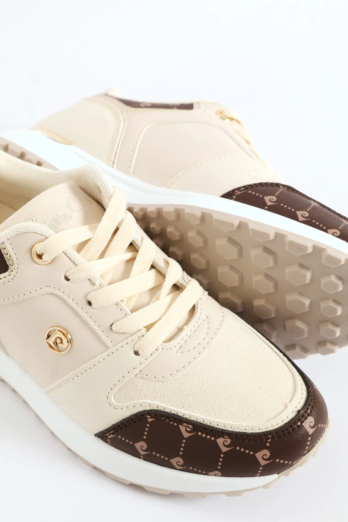Colourblocked Sneaker - Beige - Image 2