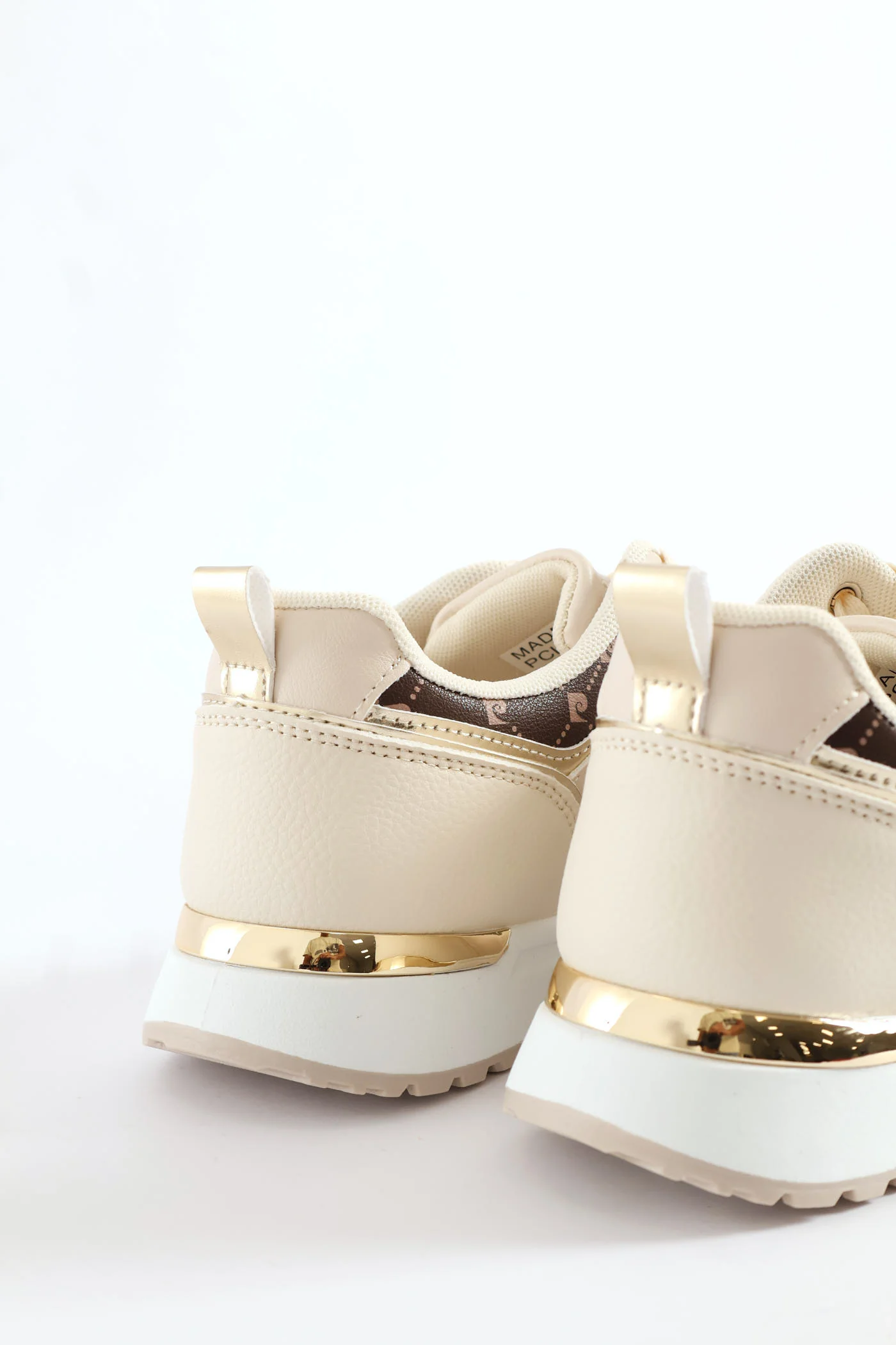 Colourblocked Sneaker - Beige - Image 5