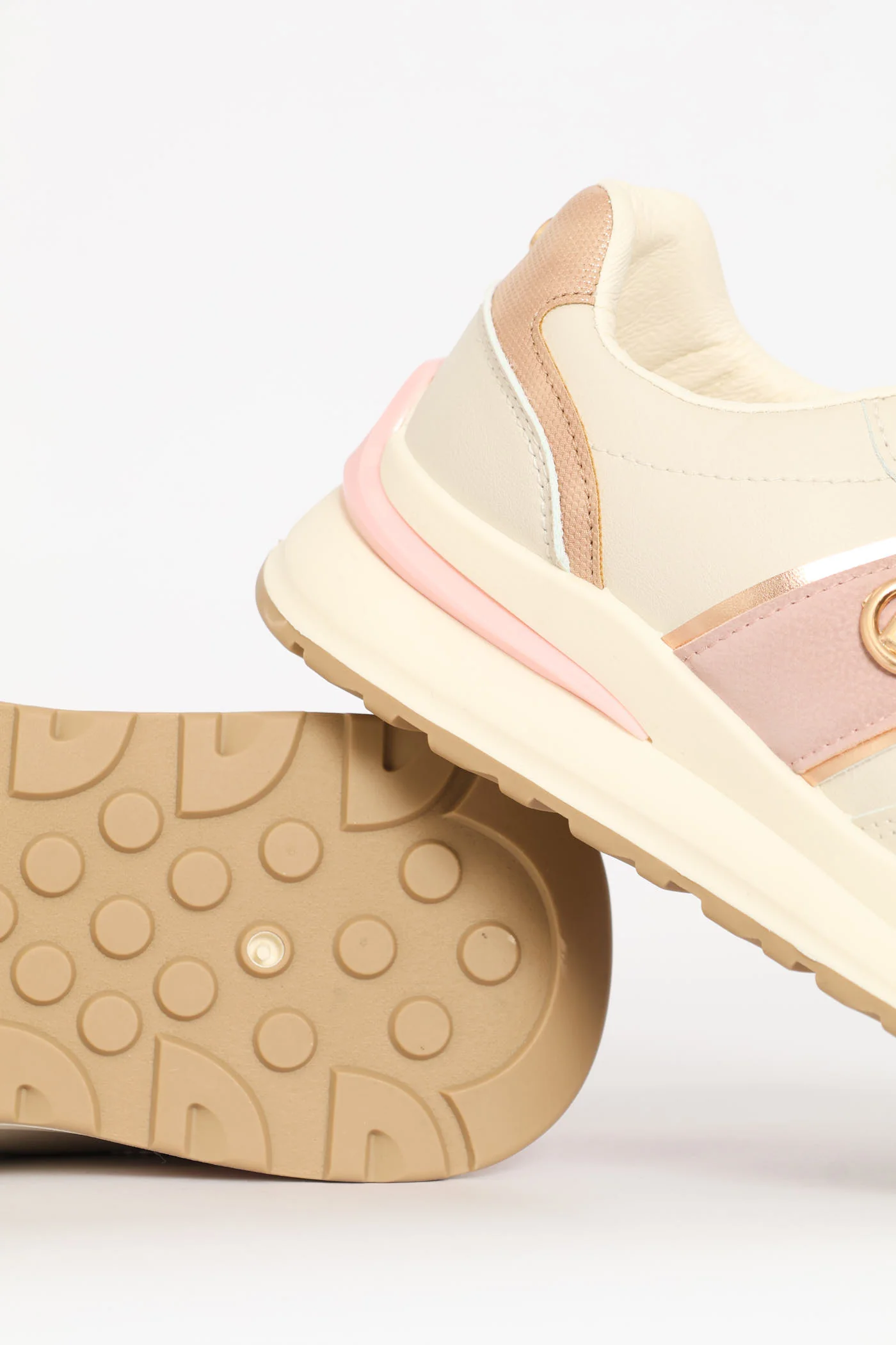 Colourblocked Sneaker - Beige - Image 5