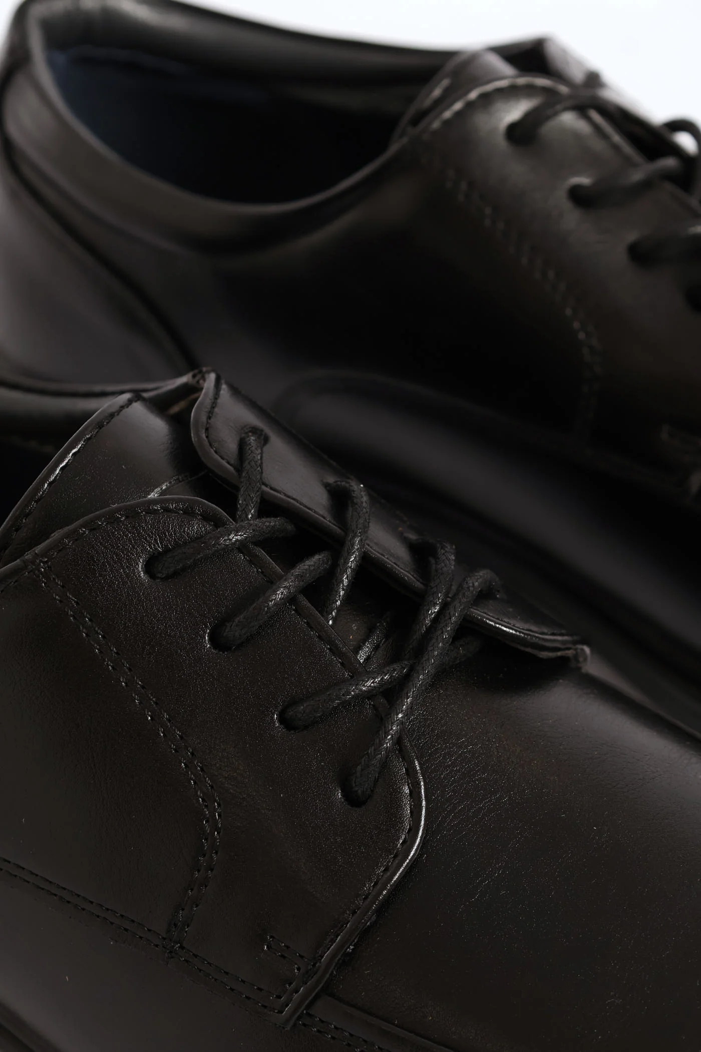 Comfit Lace Up Smart Shoe - Black - Image 7