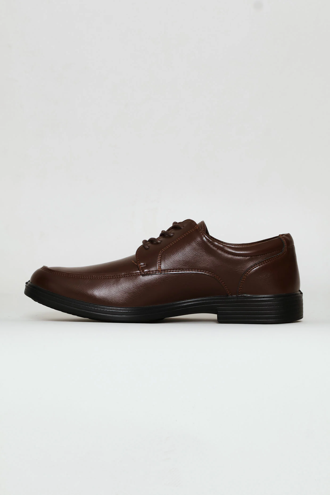 Comfit Lace Up Smart Shoe - Brown - Image 4