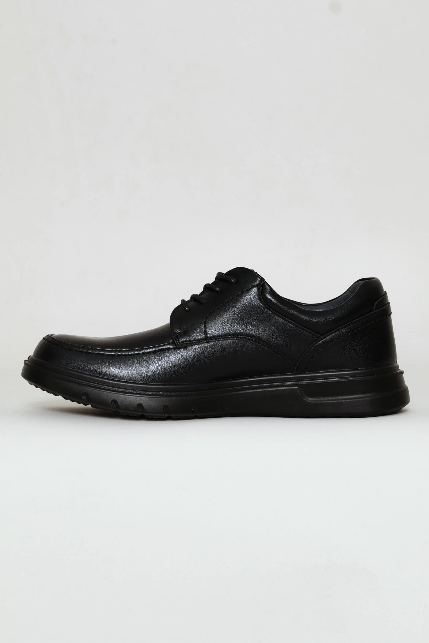 Comfit Smart Casual Lace Up Derby Shoe - Black - Image 3