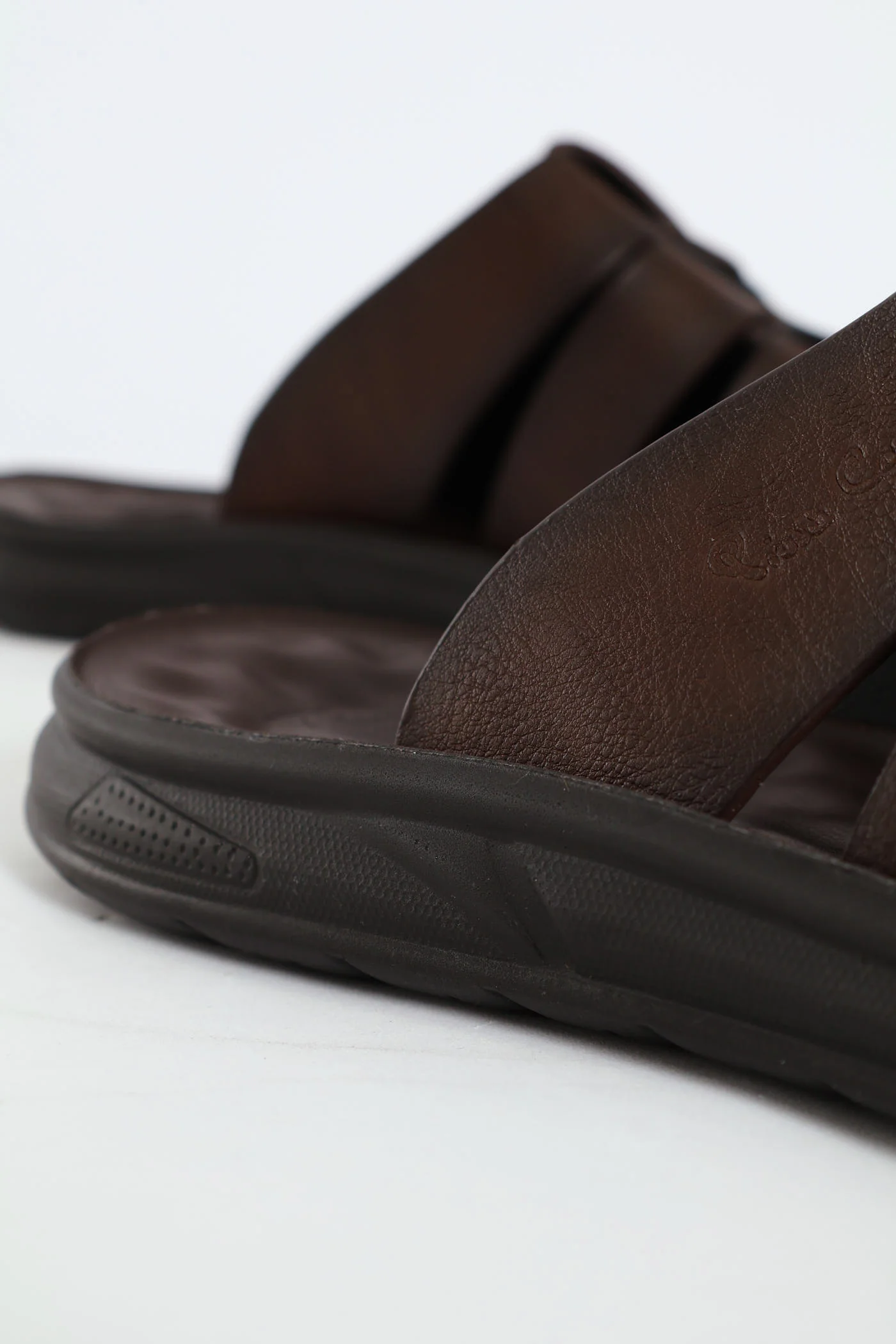 Comfort Strappy Upper Sandal - Brown - Image 3