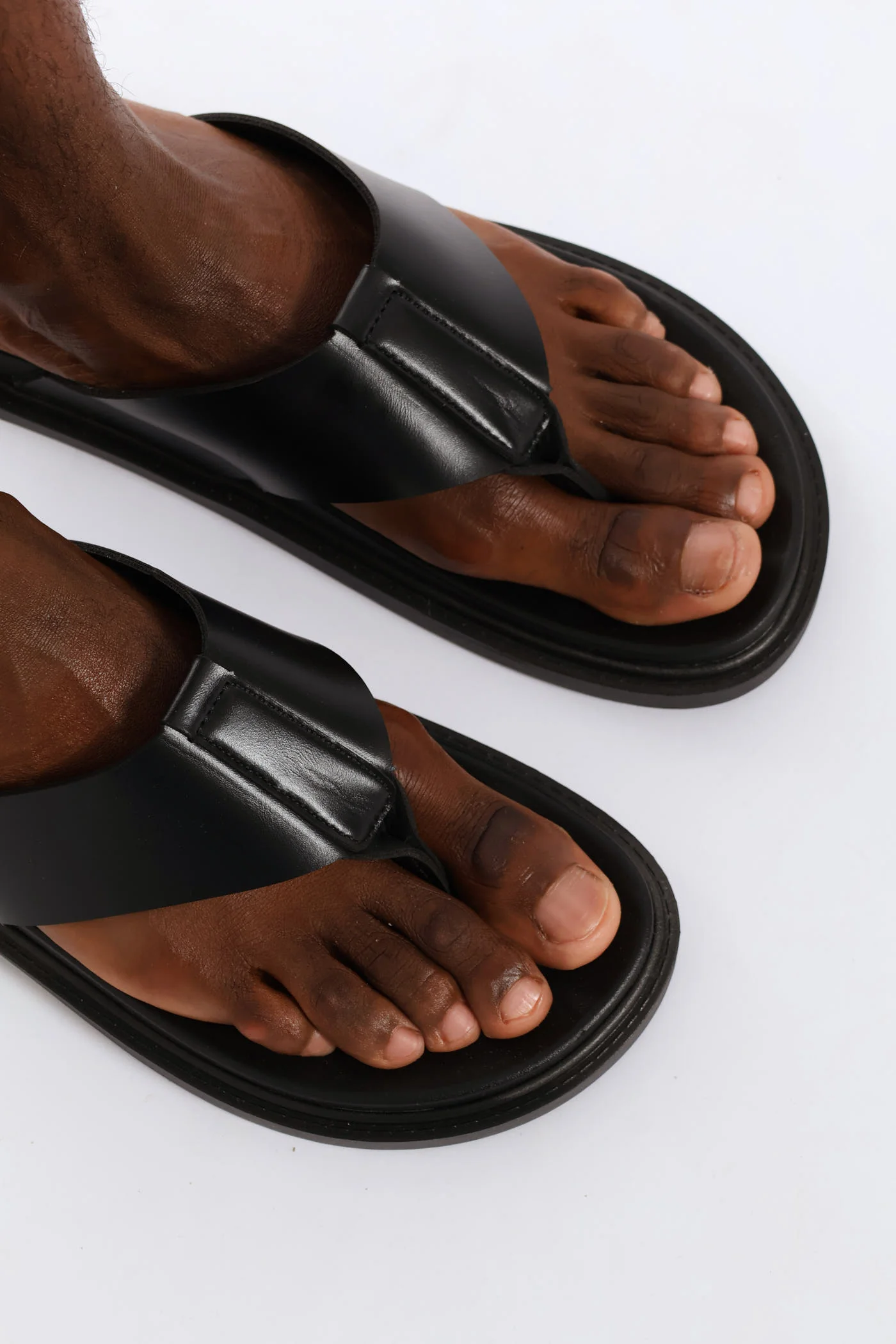 Comfort Thong Sandal - Black - Image 4