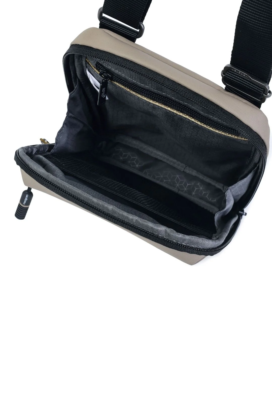 Commute 9" + Rfid Pocket Small Crossover Bag - Taupe - Image 5