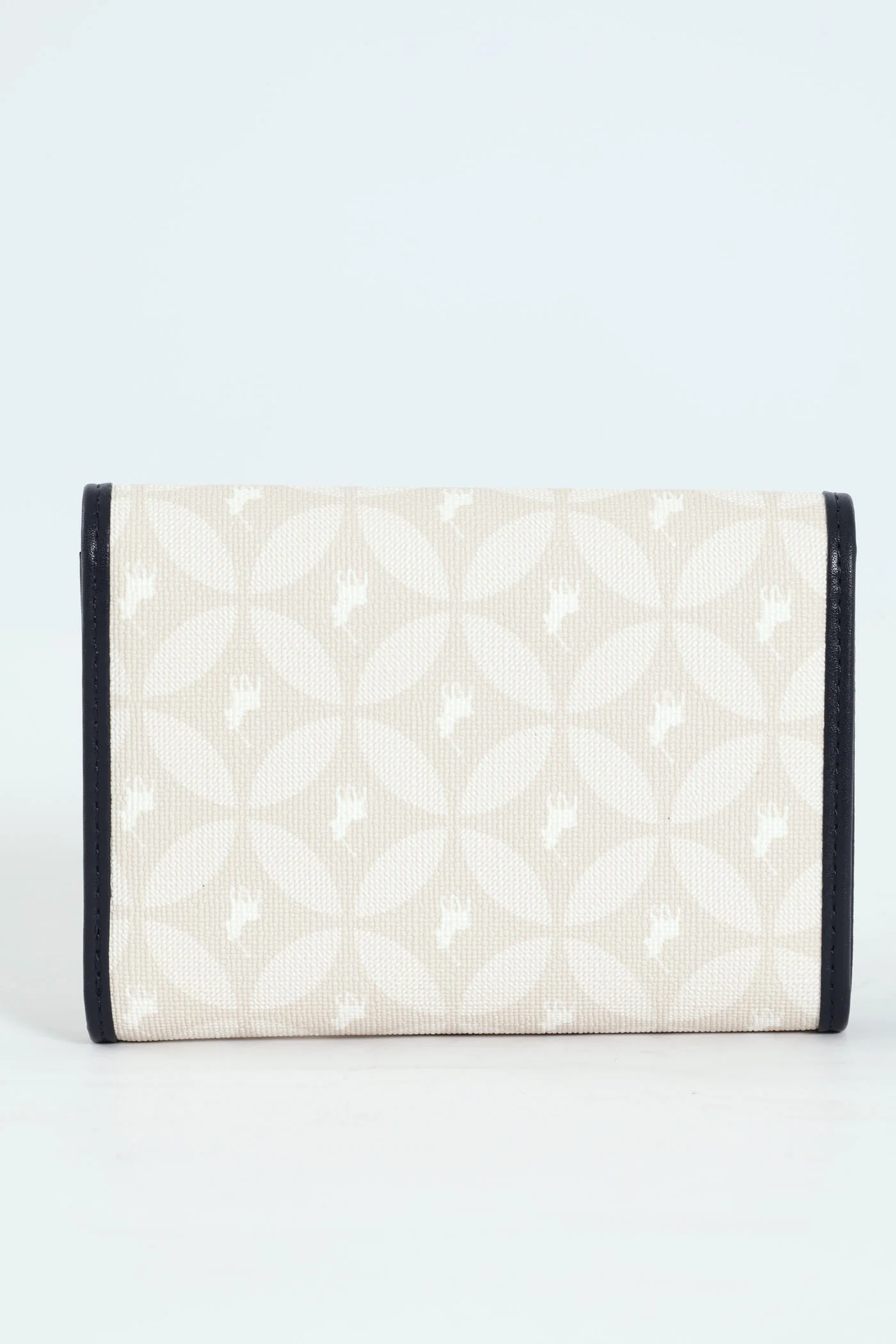 Compact Trifold Purse - Navy - Image 3