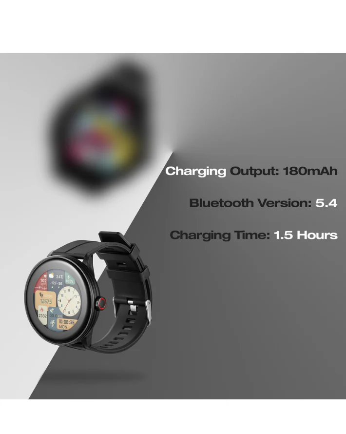 Compete Series Smart Watch - Black - Image 4