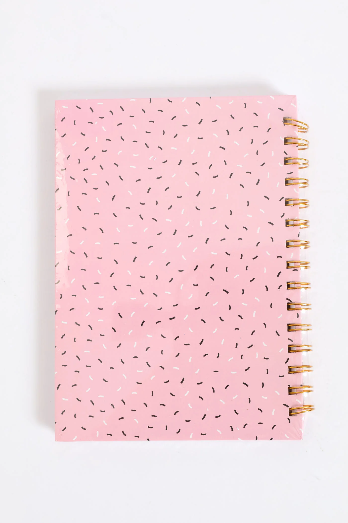 Confetti 80 Page Ring Binding Notebook - Light Pink - Image 2