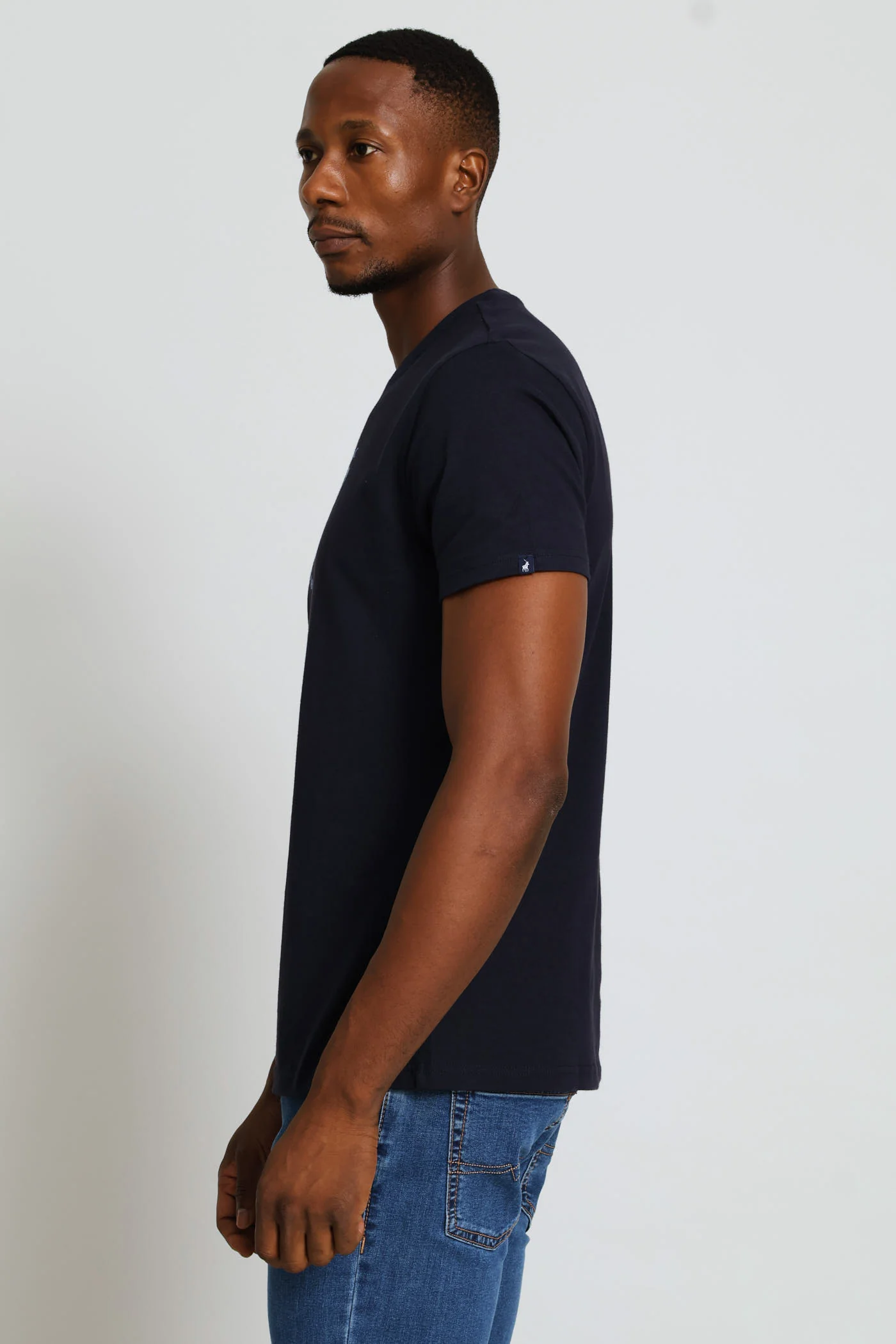 Connor Heritage Tee - Navy - Image 3