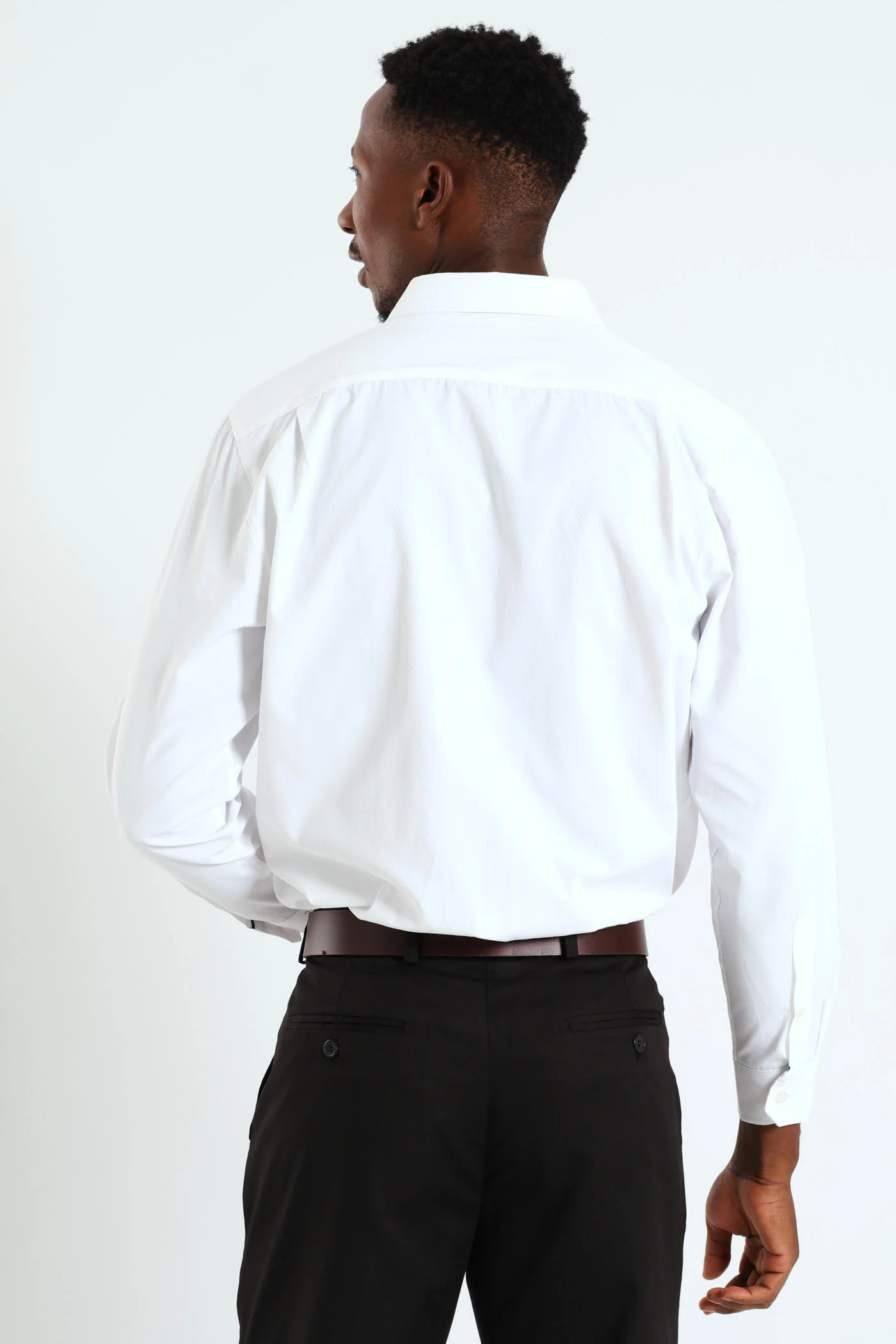 Contrast Dobby Shirt - White - Image 6
