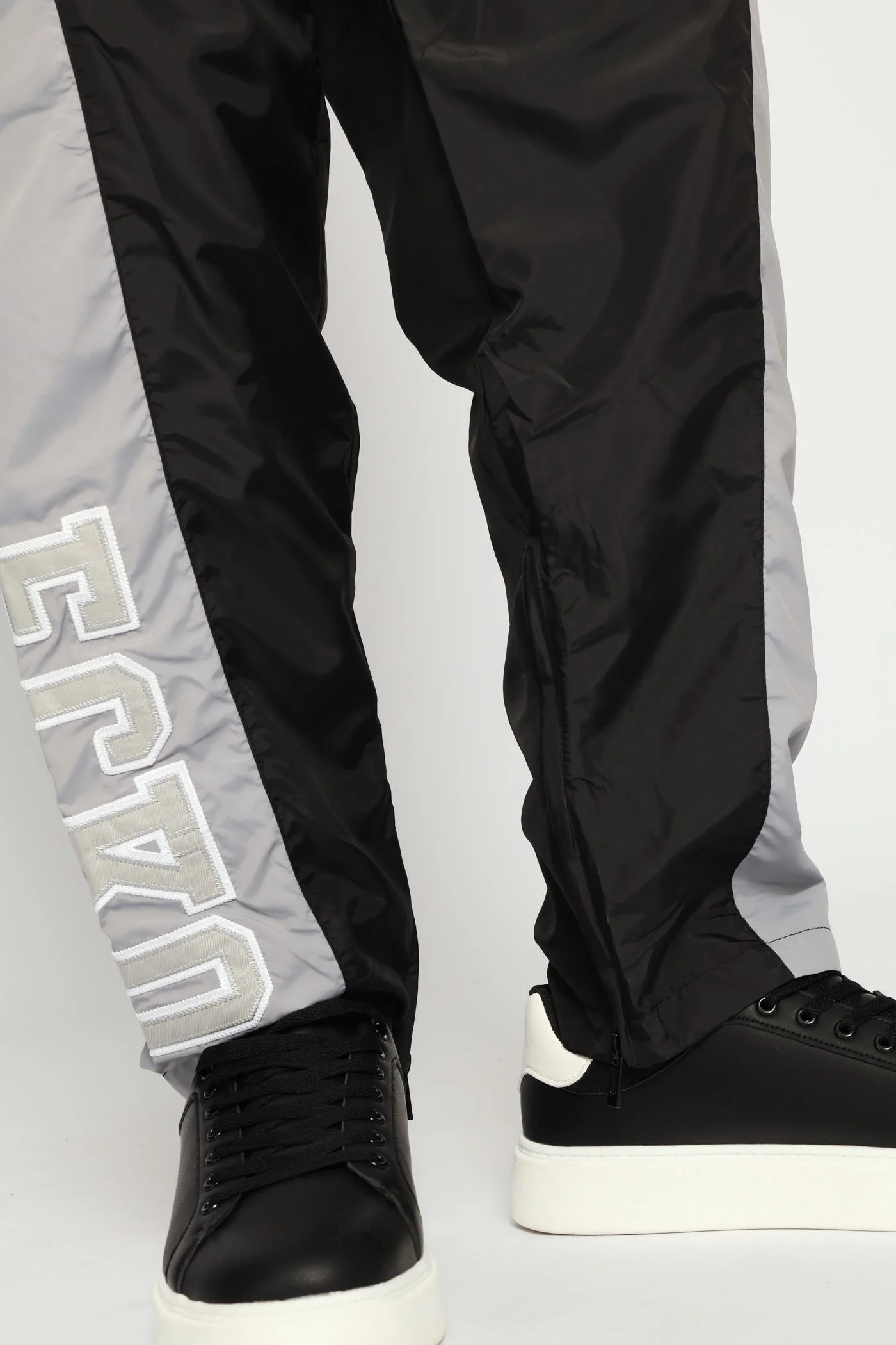 Contrast Trackpants - Black/Grey - Image 6
