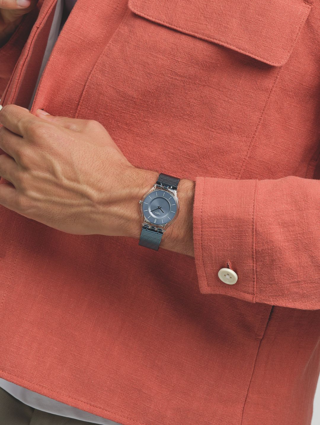 Cool Skies Blue Quartz Watch - Image 4