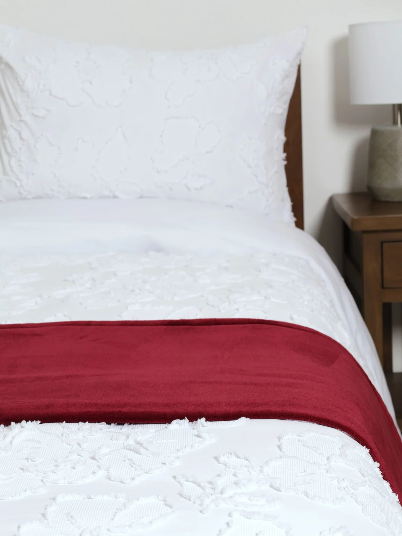 Coral Fleece Blanket - Berry - Image 2