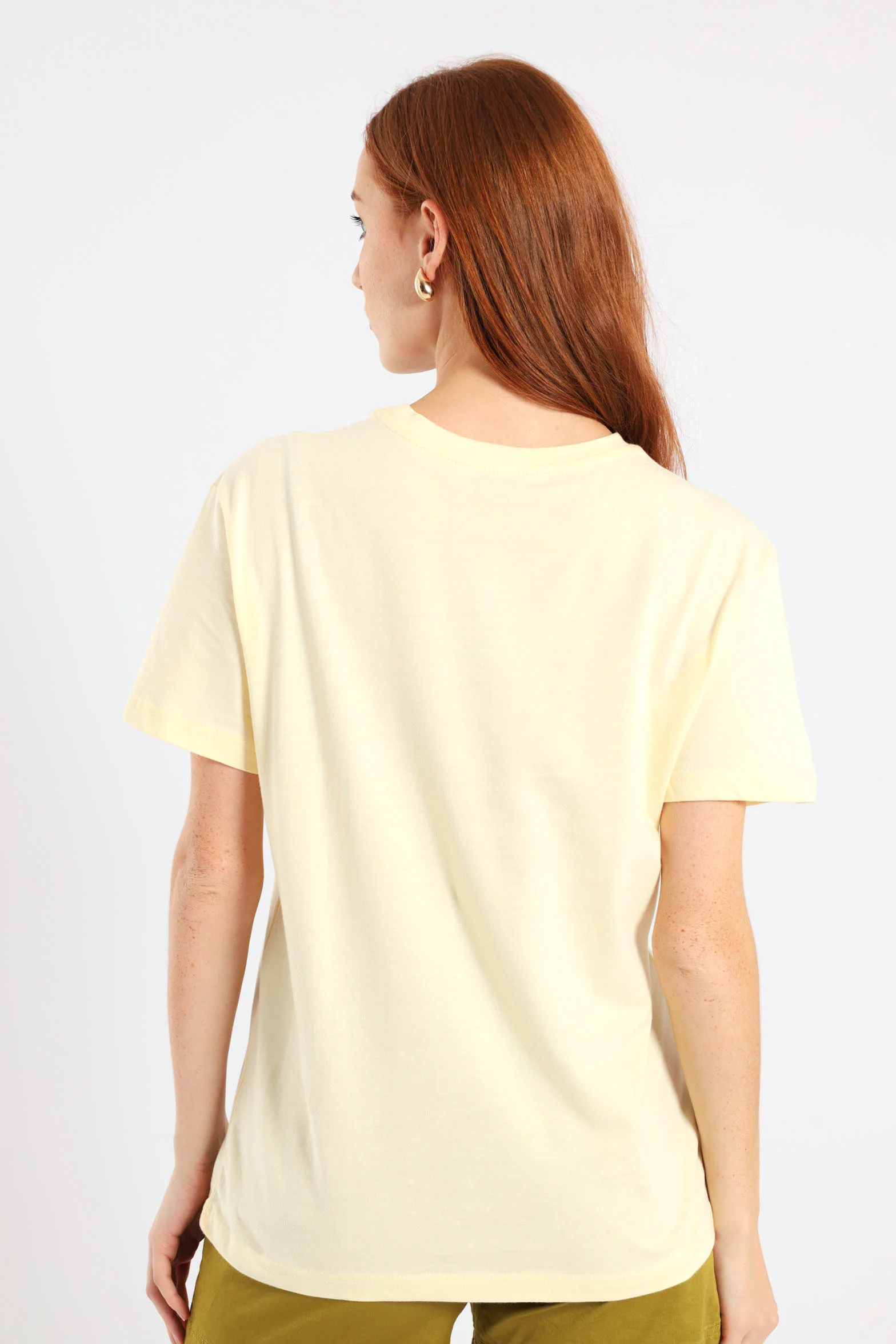 Coral Reef Tee - Pastel Yellow - Image 4