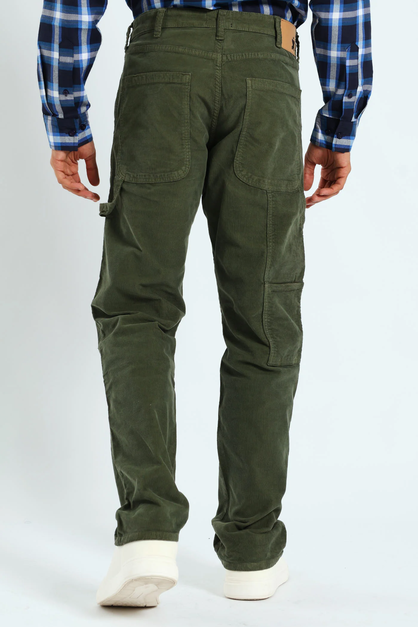 Corduroy Pants - Olive - Image 2