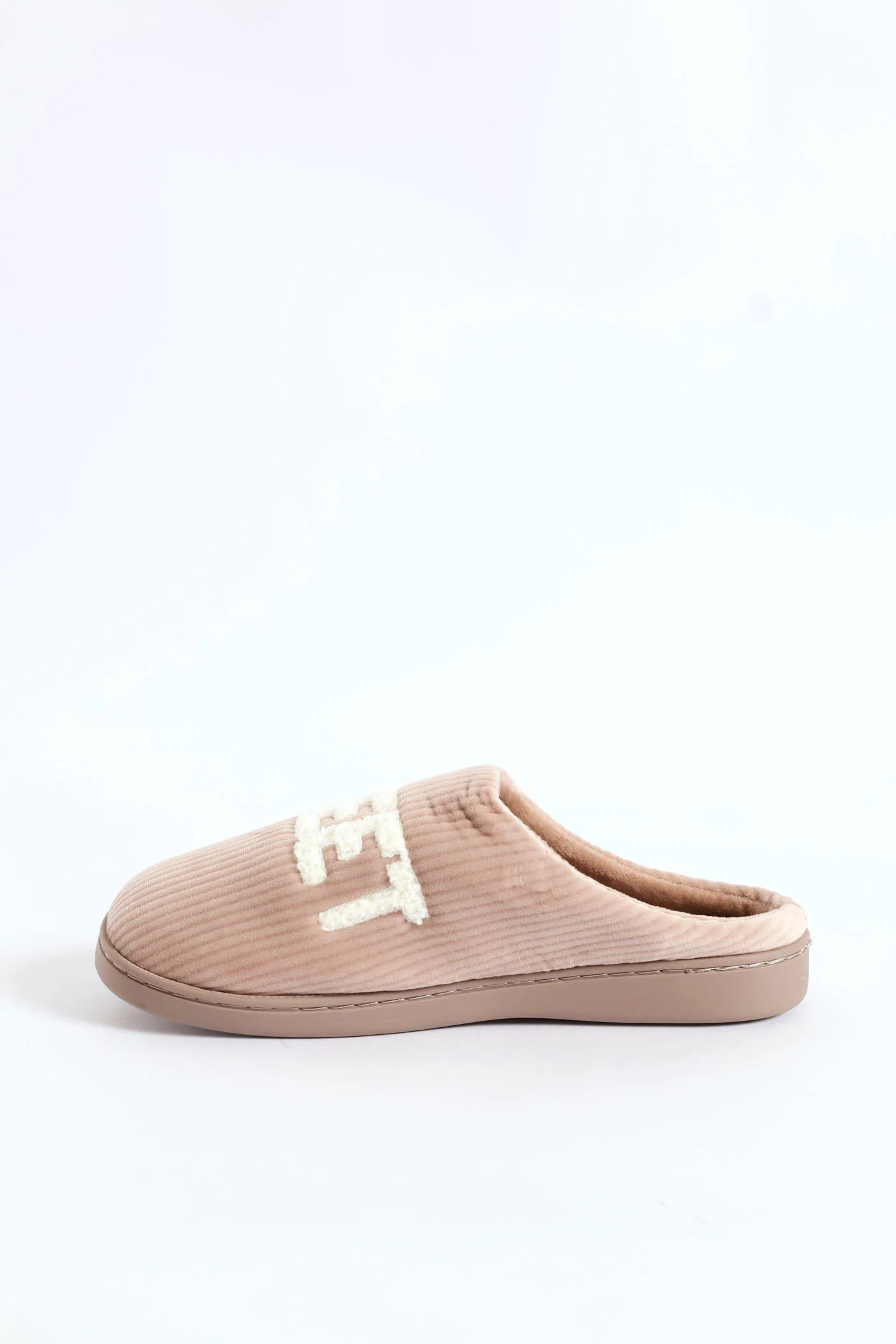 Corduroy Sweet Dreams Slipper - Beige - Image 3