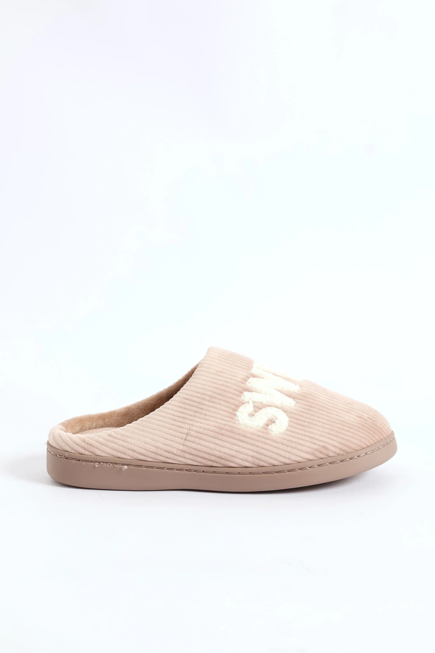 Corduroy Sweet Dreams Slipper - Beige - Image 4