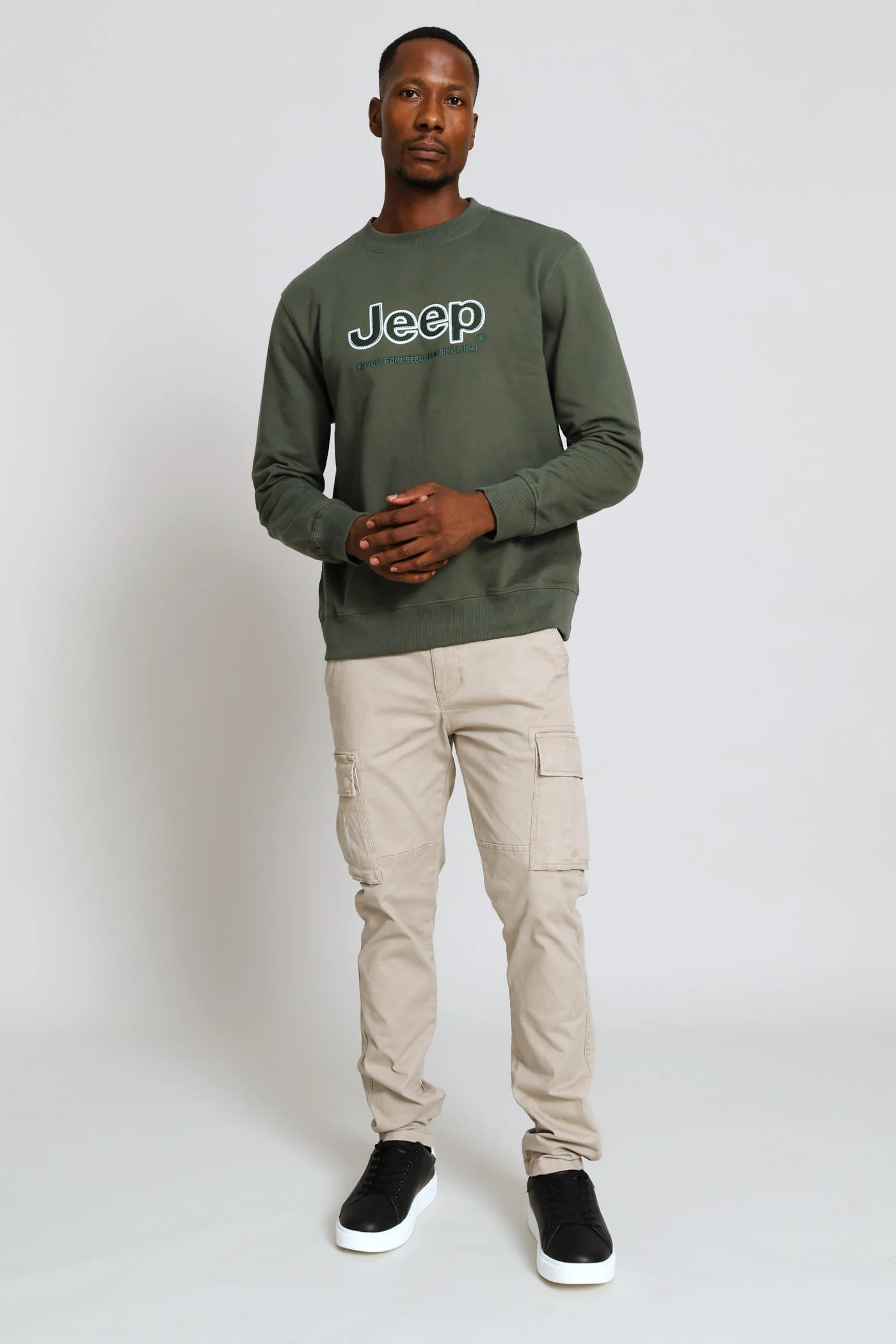 Core Applique Fleece Crewneck - Sage - Image 6