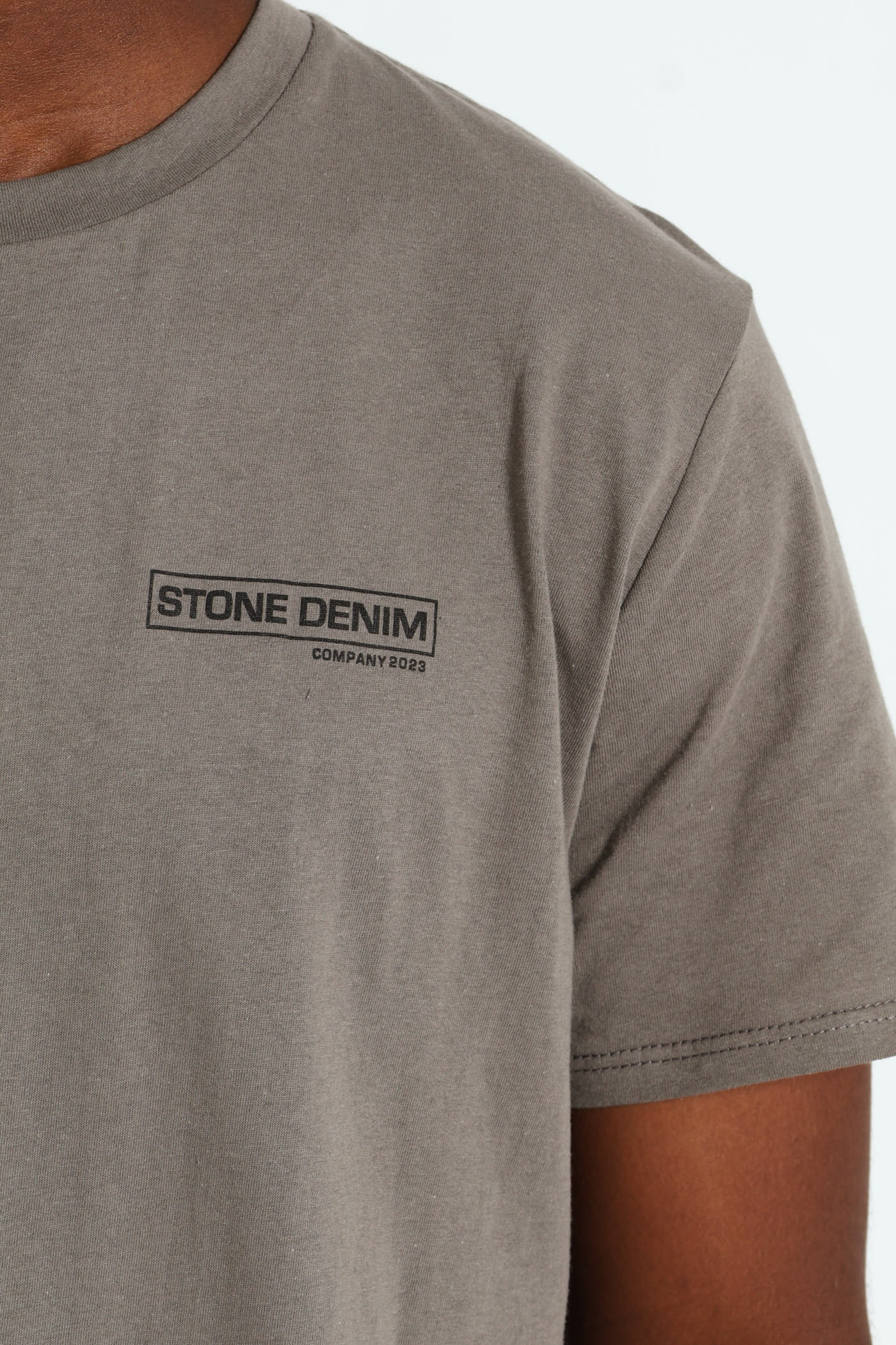 Core Front & Back Print Tee - Gunmetal - Image 4