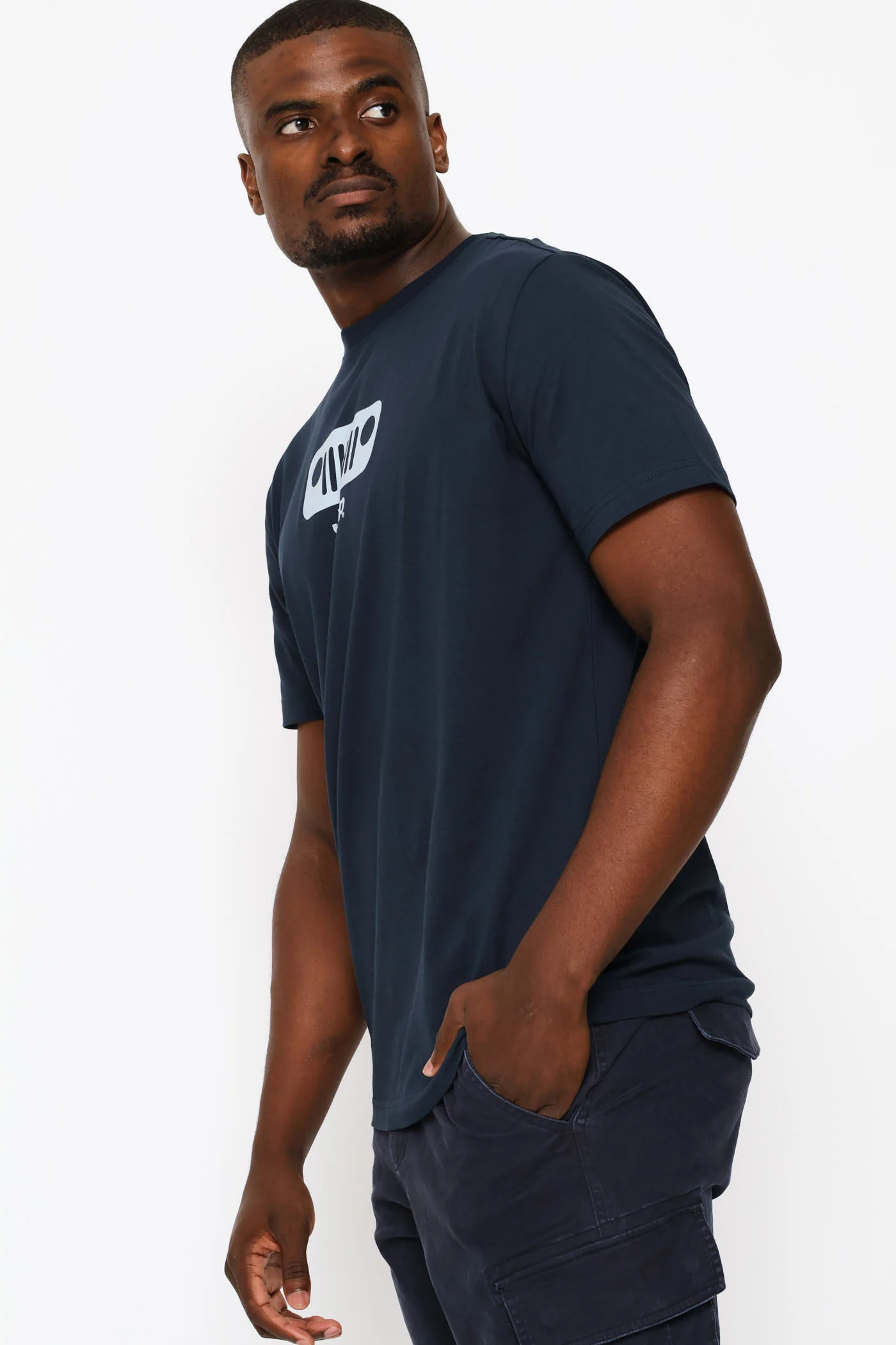 Core Logo Grill Tee - Navy - Image 3