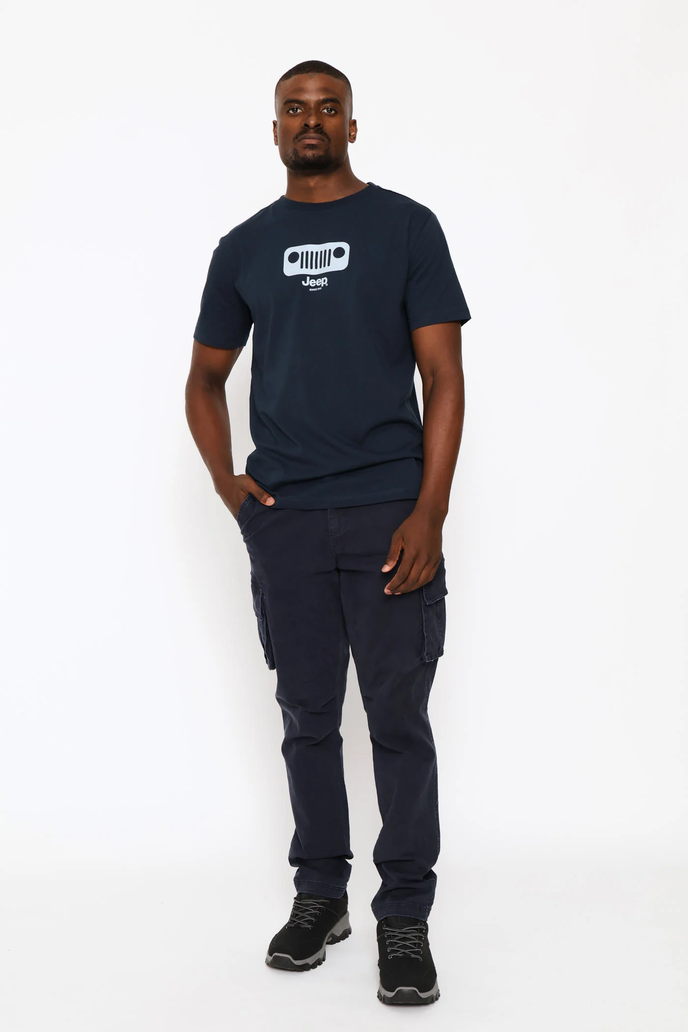 Core Logo Grill Tee - Navy - Image 5