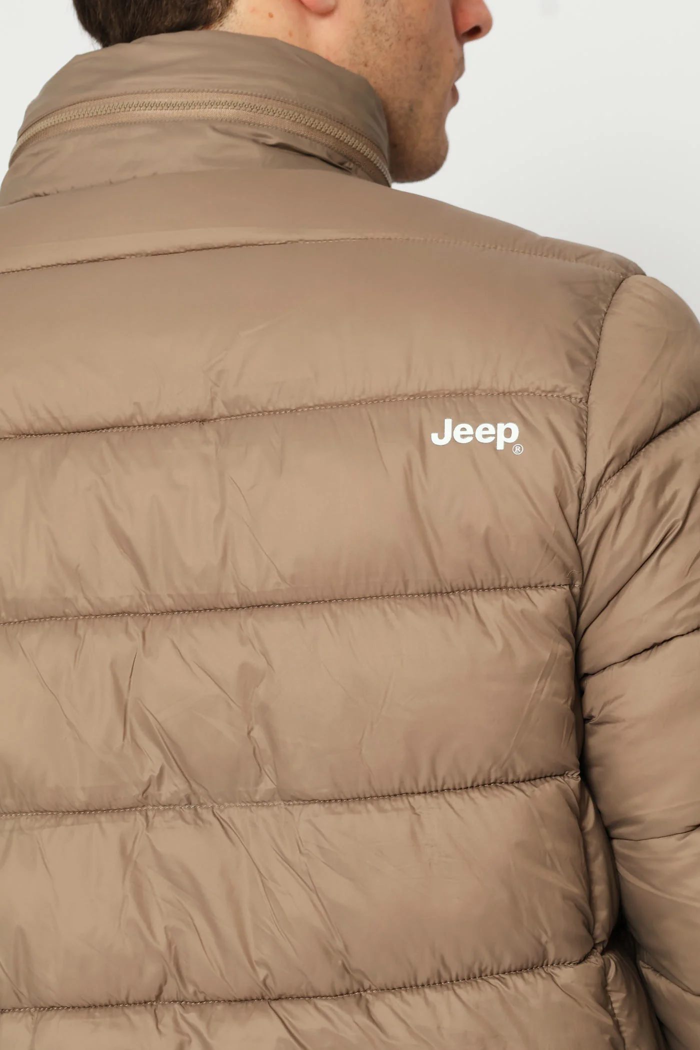Core Long Sleeve Puffer Jacket - Brown - Image 9