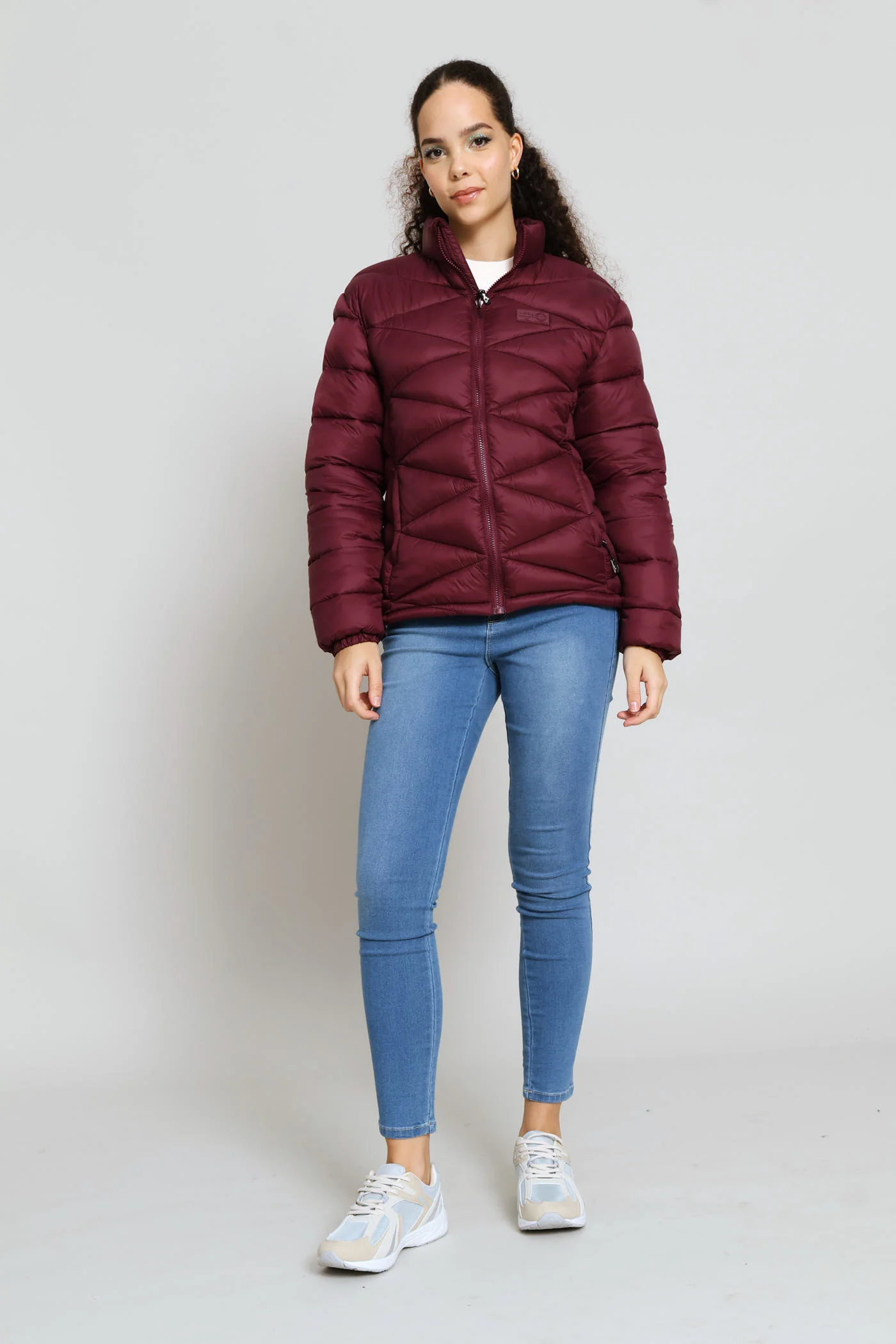 Core Puffer Jacket - Burgundy - Image 6