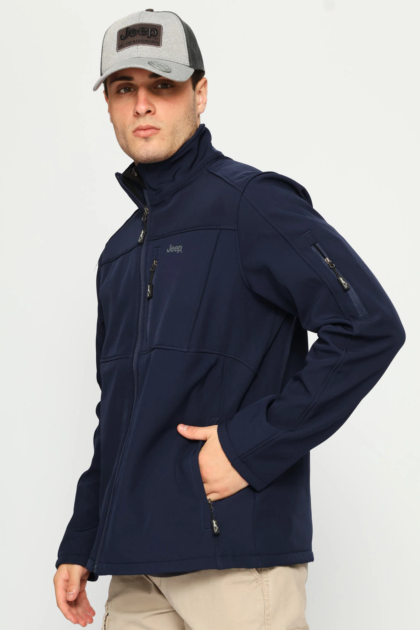 Core Softshell Jacket - Navy - Image 4