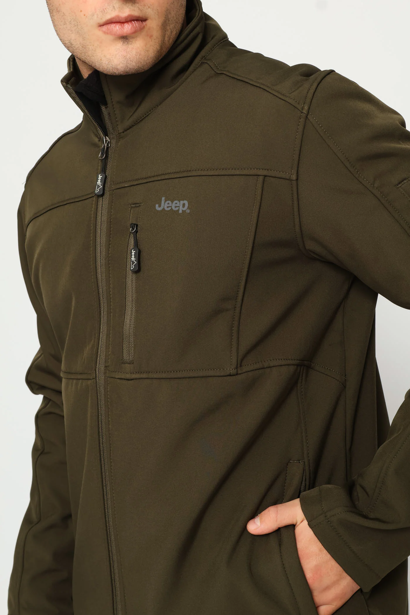 Core Softshell Jacket - Olive - Image 2